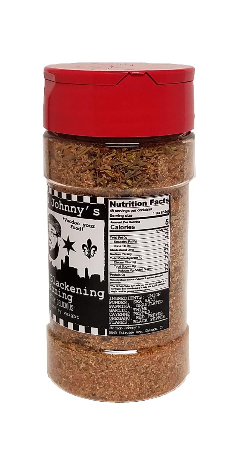 Johnnys Cajun and Blackening Seasoning (Creole Style Seasoning)