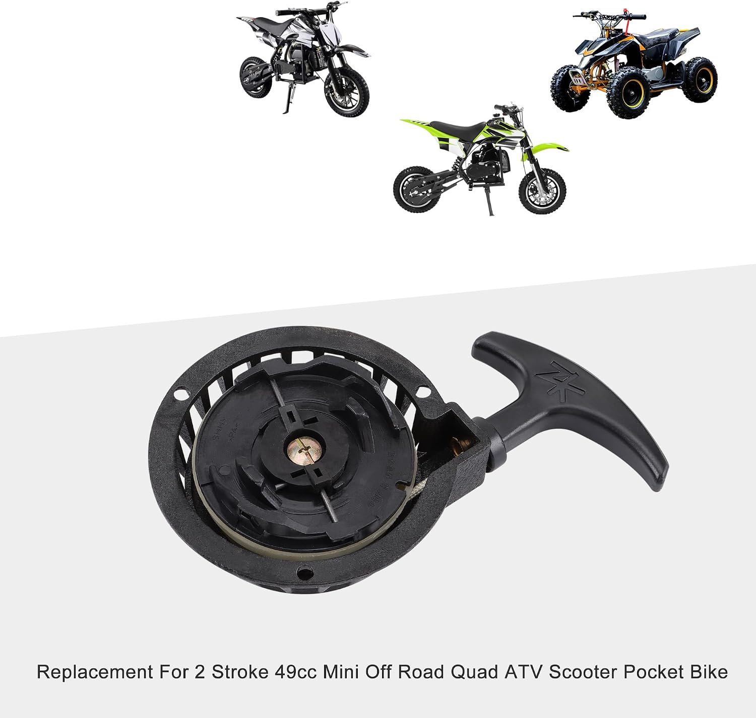 GOOFIT Pull Start Recoil Replacement for MM-B80 MM-B80R Youth Mini Bike Baja Doodlebug 2.8hp DB30 97cc Doodle Bug Mini Racer Bike Motovox MBX10 MBX11 MBX12 Parts