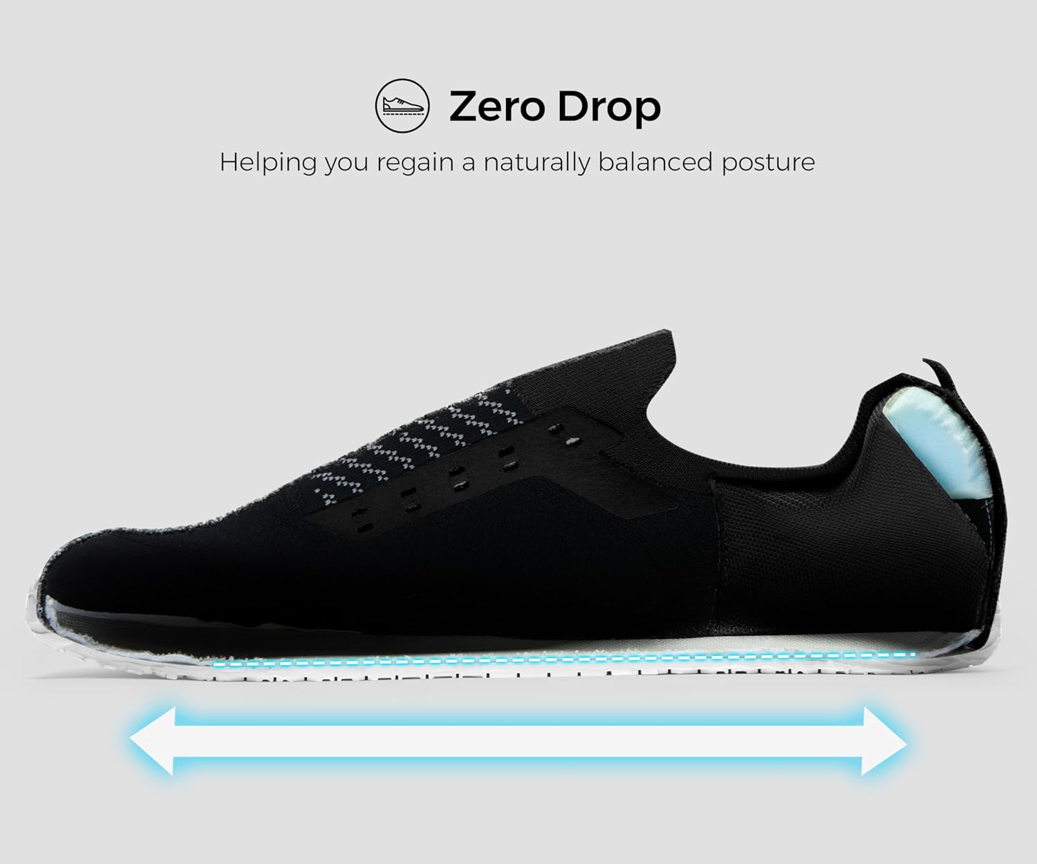 Men's Barefoot Shoes Zero Drop Minimalist Sneakers with Anatomical Toe Box | Breathable, Stretchy, Flat for Gym, Workout, Lifting, Training