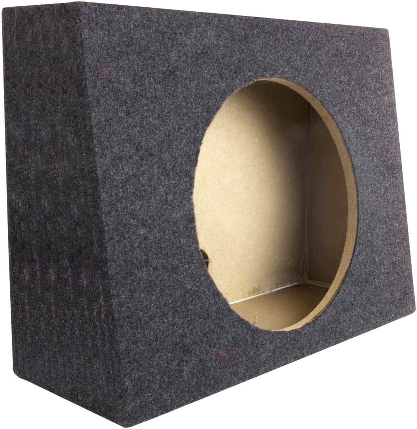 QPower QTW12 Single 12" Sealed Car Audio Subwoofer Sub Box Enclosures, Pair