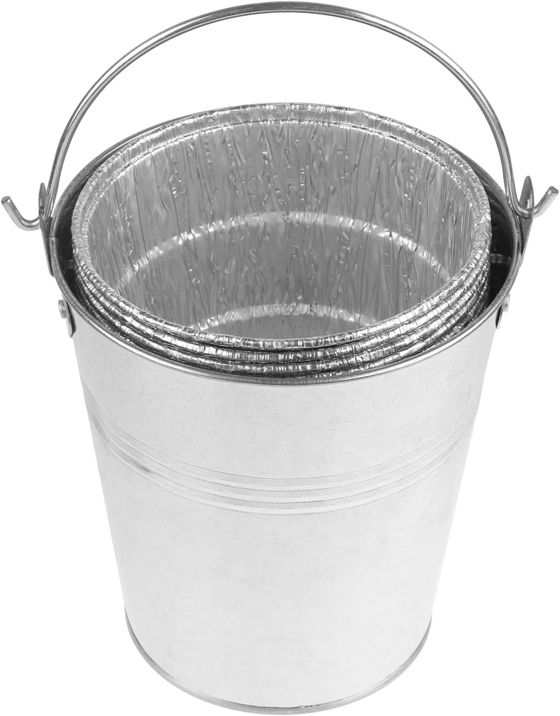 15-Pack Liners & Replacement Traeger HDW152 Drip Grease Bucket for Traeger 20/22/34, Pit Boss, etc Pellets Smoke (Black 15)