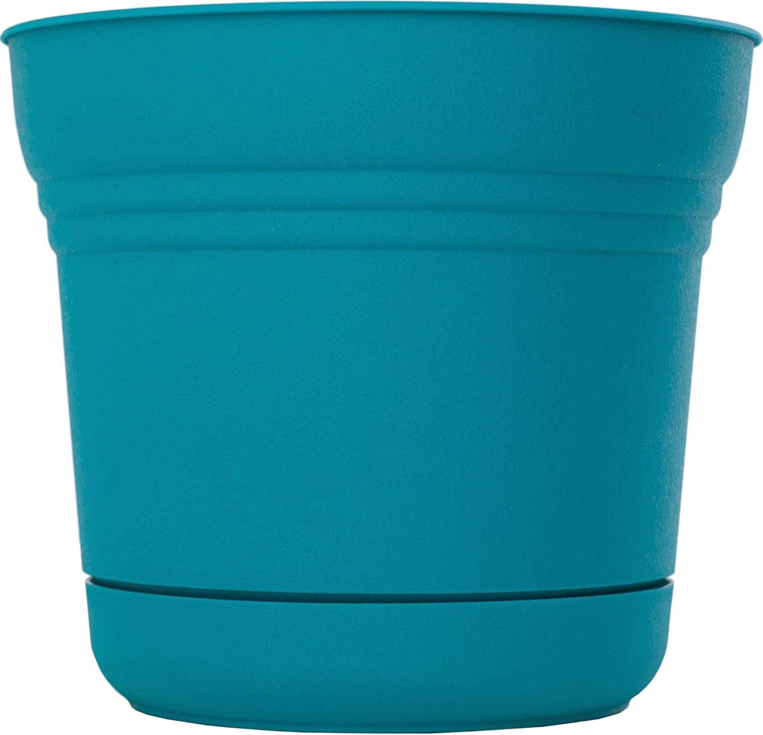 Bloem Saturn Planter with Saucer, 10", Calypso (SP1027)