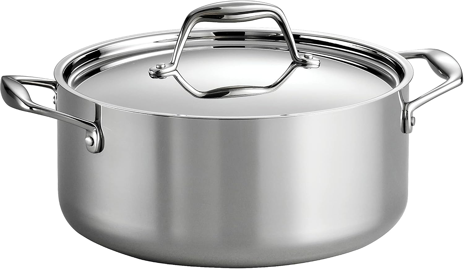 Tramontina Signature Tri-Ply Clad Stainless Steel 12-Inch Large Frying Pan | Induction-Ready Skillet, Dishwasher-Safe, NSF-Certified