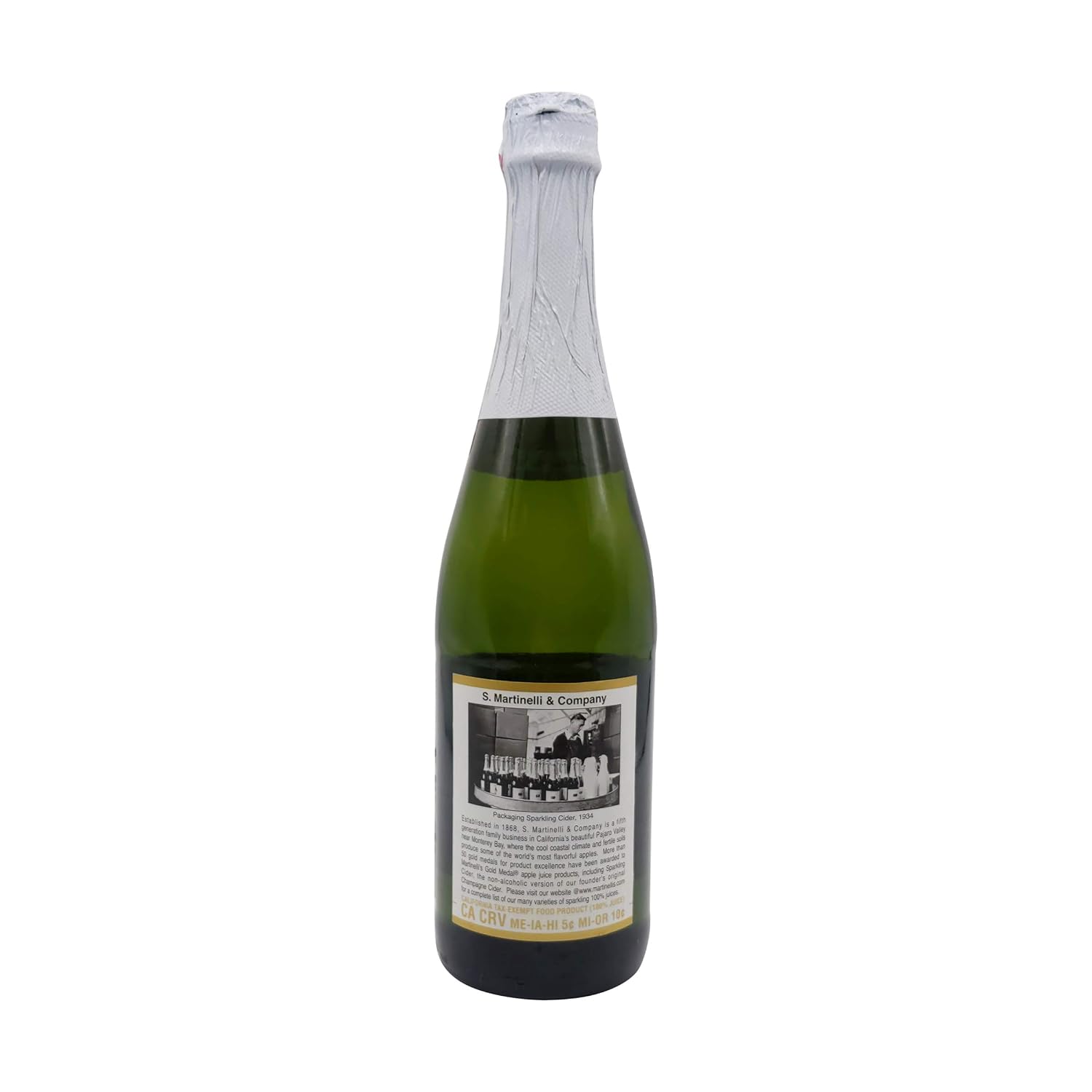Martinelli's Organic Sparkling Apple Grape 25.4 Fl Ounce