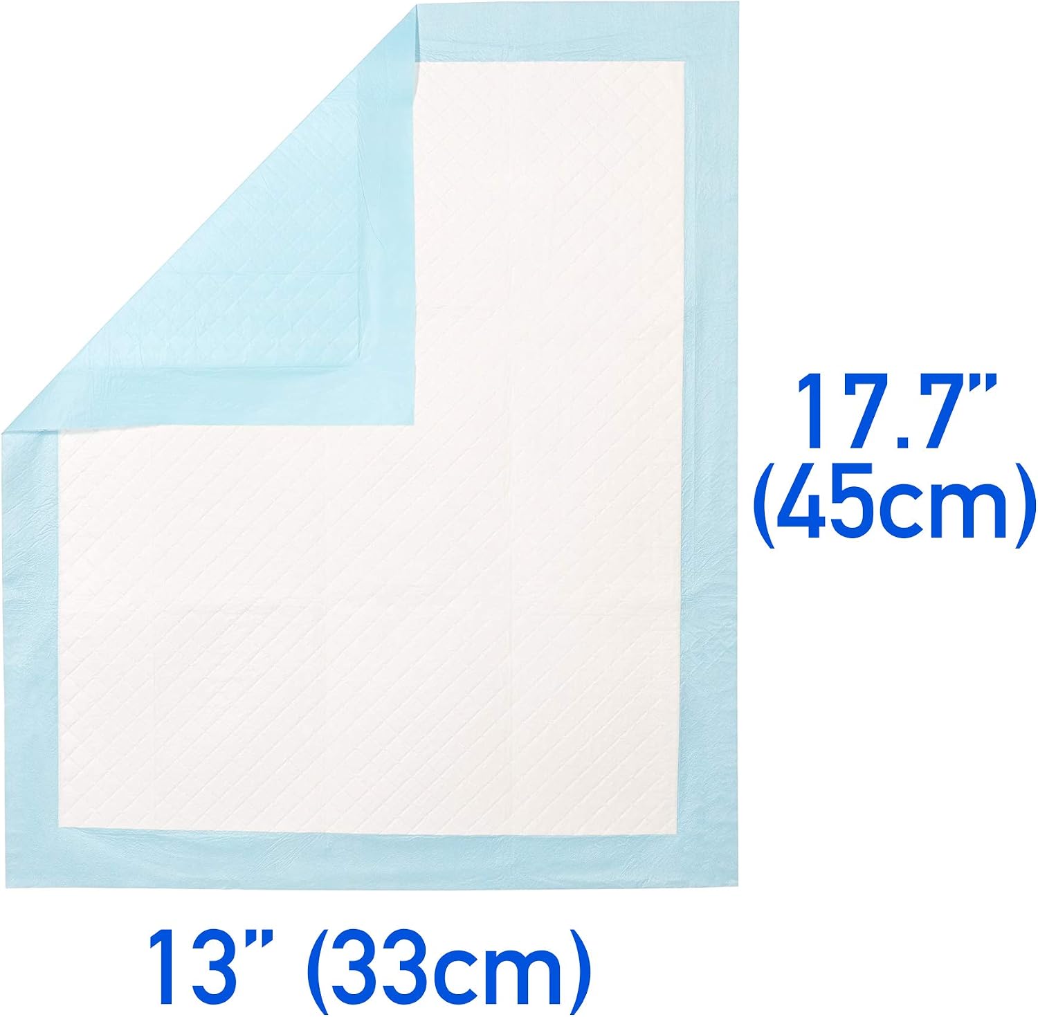 (100 Pads) CalPalmy Ultra Absorbency Pet Toilet Training Pads 18" x 13" Moisture Locking Technology Turns Liquid into Gel - Perfect for Rabbits and