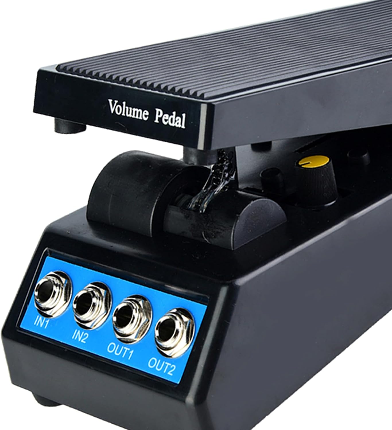 DF1511A Guitar Stereo Volume Pedal DJ Band Guitar Pedal with Amplitude Adjusted Knob Dual Input & Output