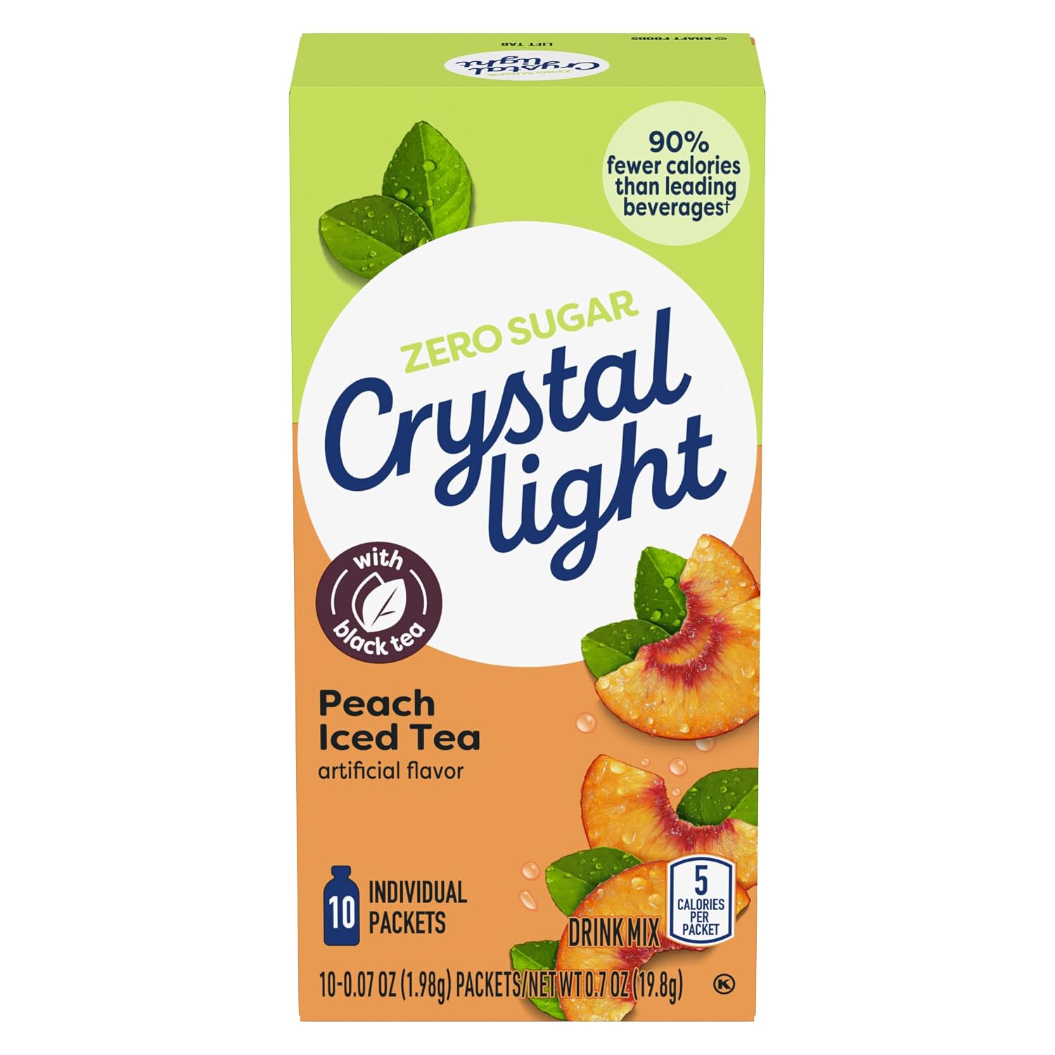 Crystal Light On-The-Go Drink Mix Packets, Sugar Free Powdered Water Enhancer, Naturally Flavored Low Calorie Beverage Mix, Cherry Pomegranate, 0.11 Ounce Packets, 10 Count (Pack of 4)