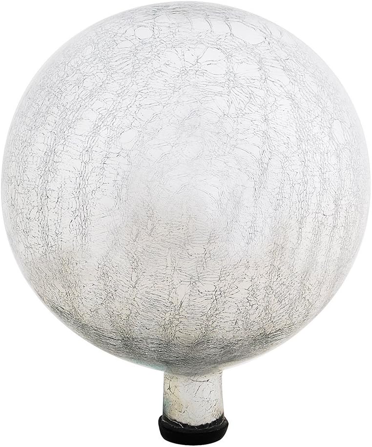 Achla Designs G10-FG-C Gazing, Fern Green 10 inch Glass Garden Globe Ball Sphere, 10