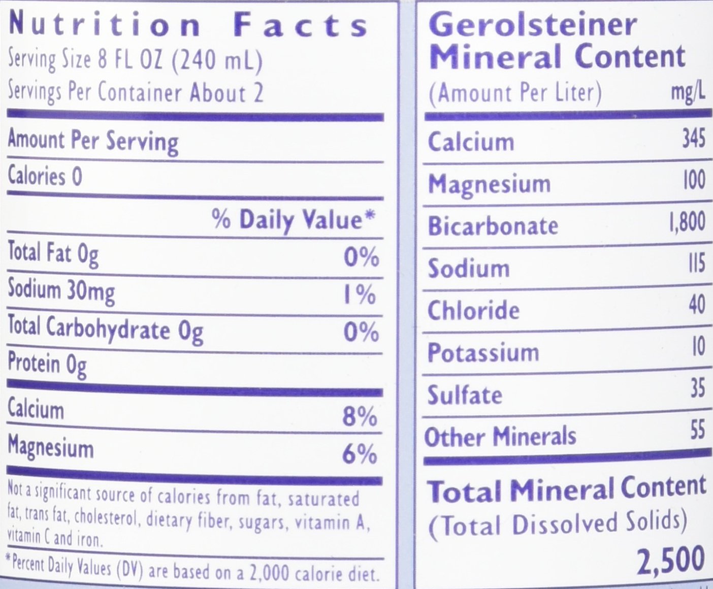Gerolsteiner, Water Sparkling, 17 Fl Oz, 6 Pack