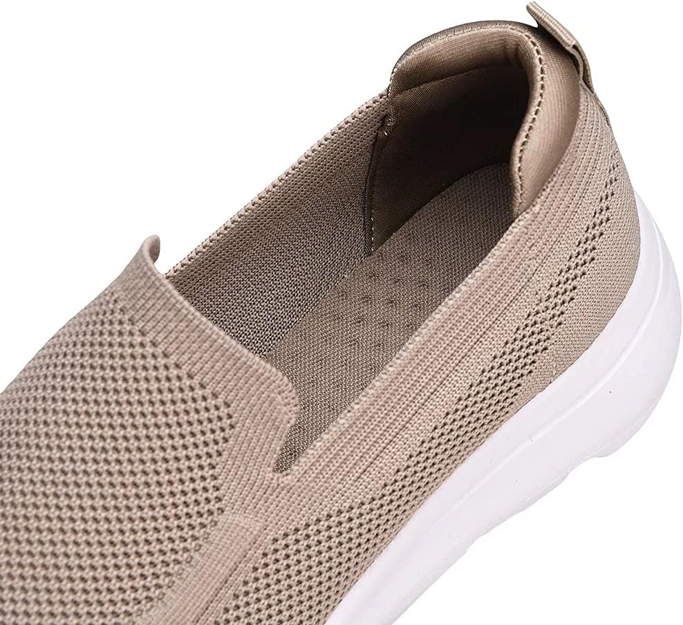 konhill Mens Slip On Shoes Lightweight Walking Shoes Anti Slip