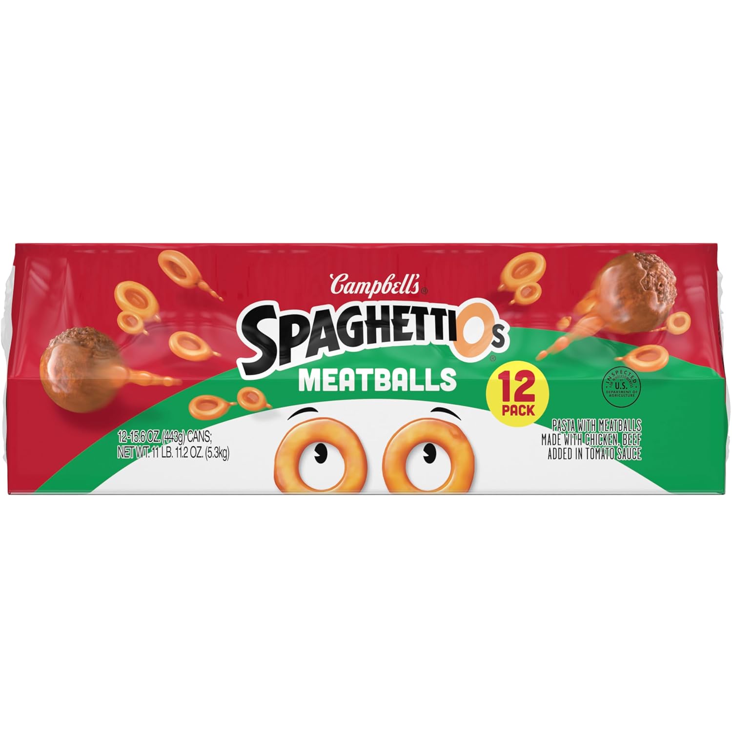 SpaghettiOs Original Canned Pasta, 15.8 oz Can (Pack of 4)