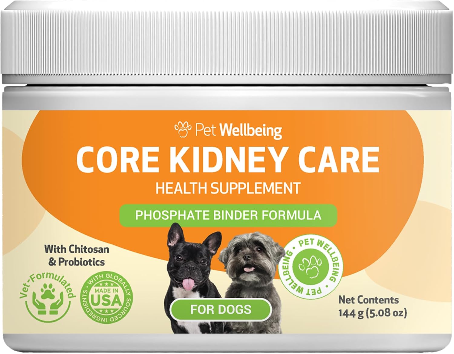 Pet Wellbeing Kidney Support Gold for Dogs - Kidney Care & Hydration, 2 oz