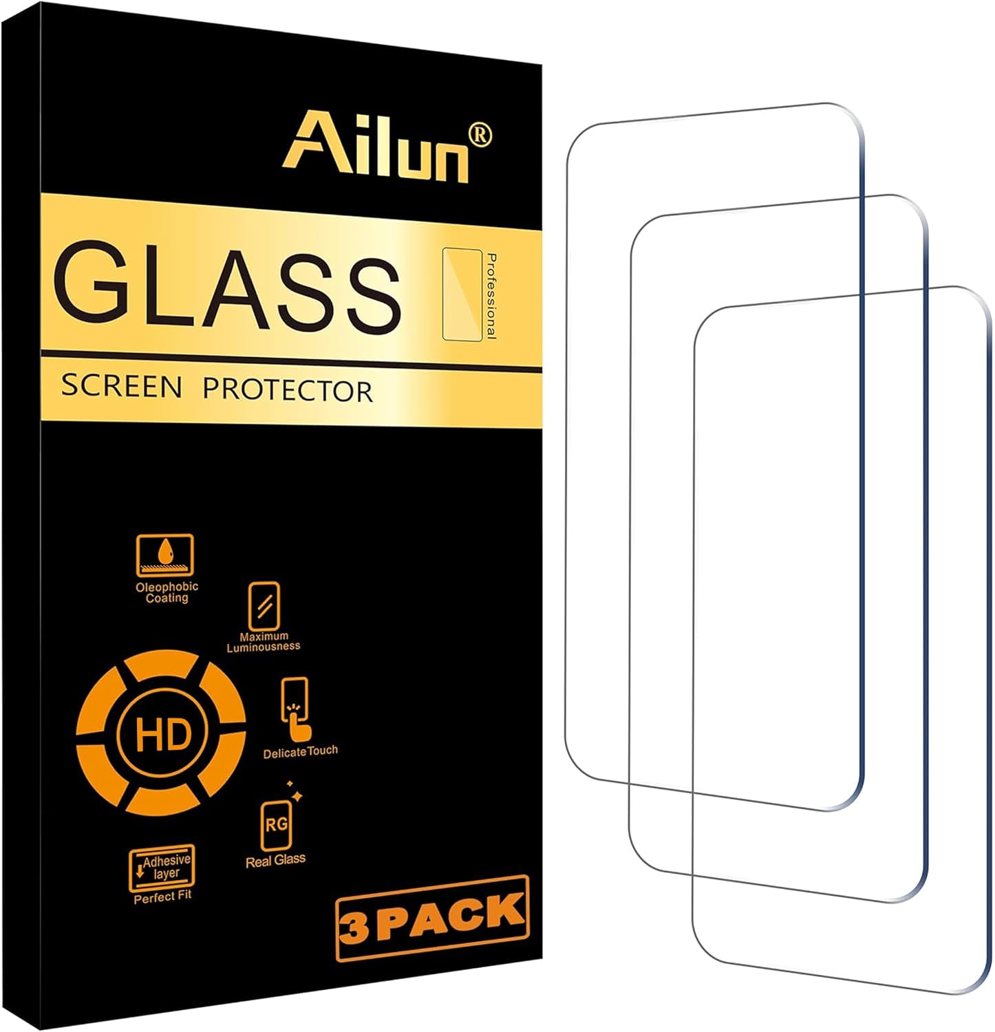 Ailun 3 Pack Screen Protector for iPhone 12 Mini 2020