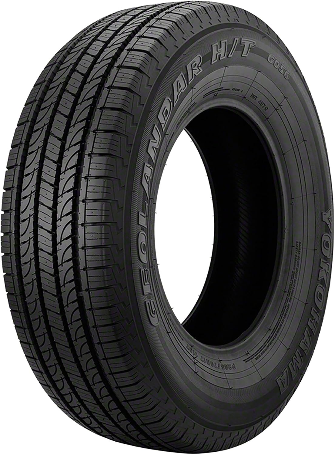 Yokohama GEOLANDAR H/T G056 All-Season Radial Tire - 245/60R18 104H | Truck/SUV Highway All Season Traction 104H Rated Standard Load Radial Construction Black Sidewall Tire