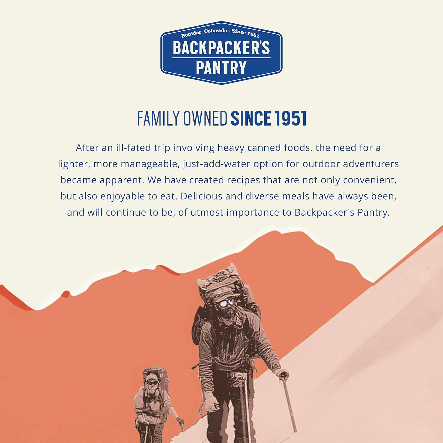 Backpacker's Pantry Lasagna | 1-Pack | 29g Protein | 620 Cal | Vegetarian, Nut Free | Made in the USA | Freeze Dried Meal & Camping Food