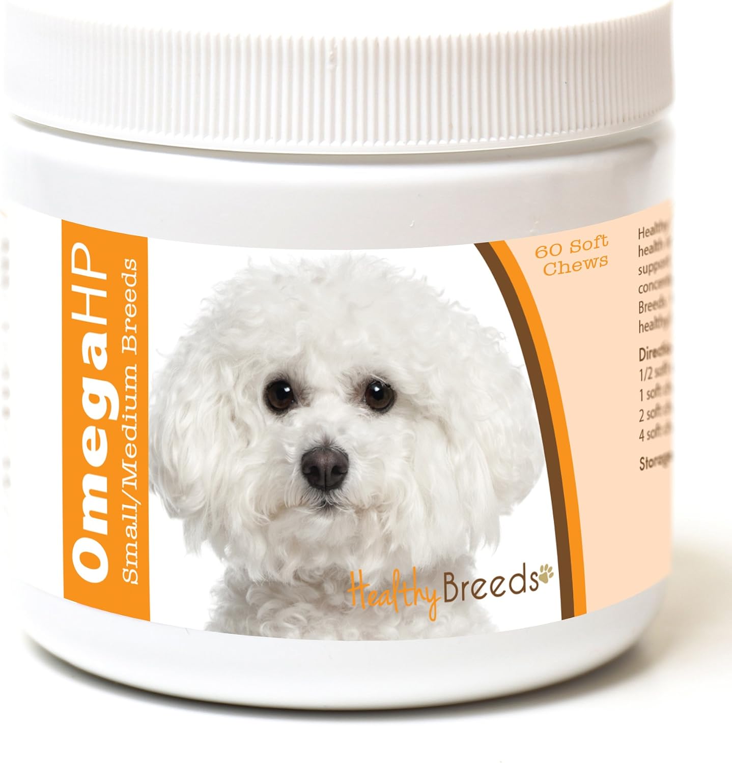 Healthy Breeds Siberian Husky Omega HP Fatty Acid Skin and Coat Support Soft Chews 60 Count