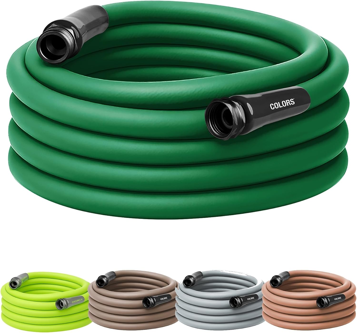 Flexzilla Garden Hose 5/8 in. x 50 ft., Lightweight All-Weather Water Hose, Durable and Flexible, Leak-Free Connections