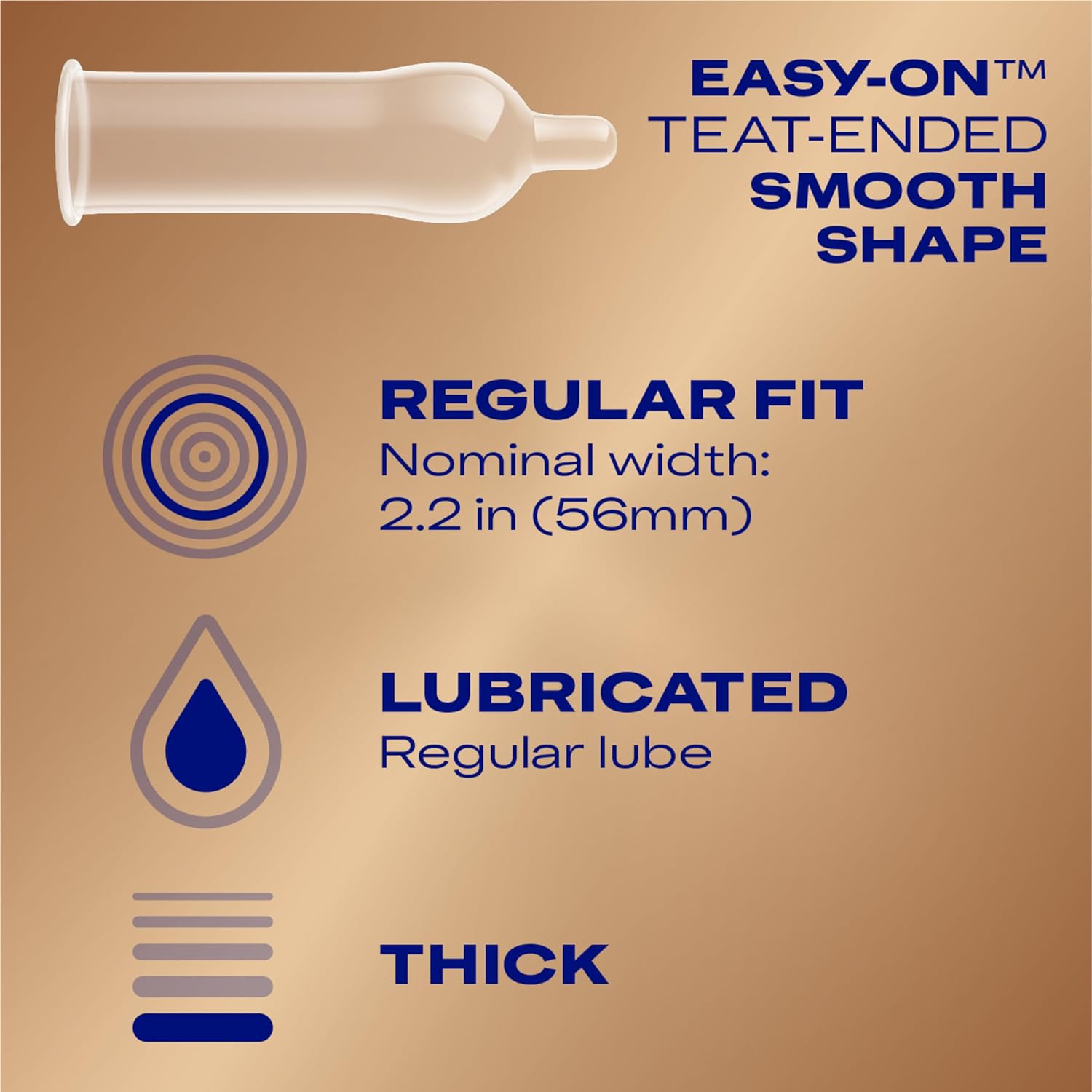 Durex Real Feel Non Latex Condoms, Lubricated Latex Free Condoms for Men, Natural Skin on Skin Feeling, 10 Count