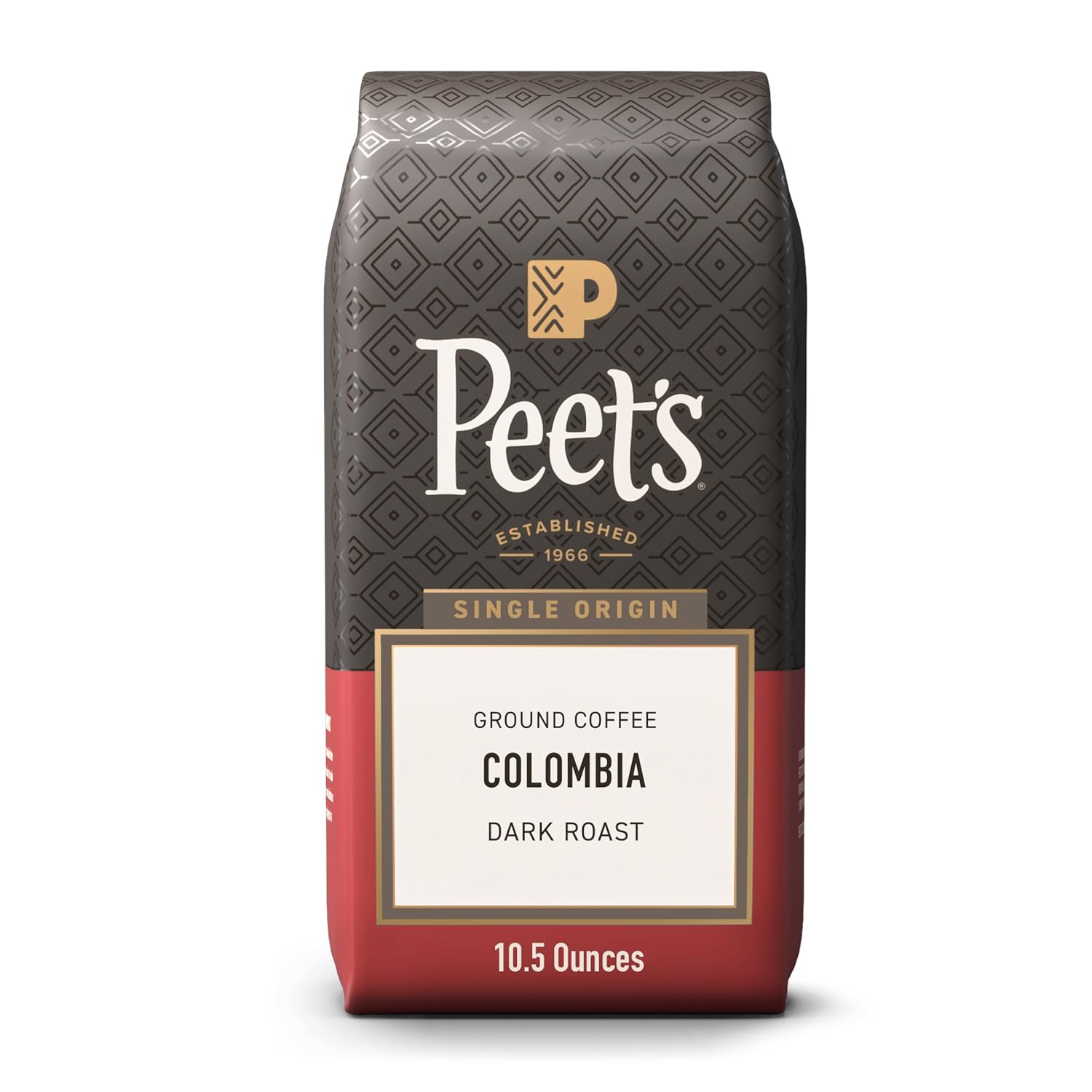 Peet's Coffee, Dark Roast Ground Coffee, 100% Arabica Coffee - Major Dickason's Blend 18 Ounce Bag