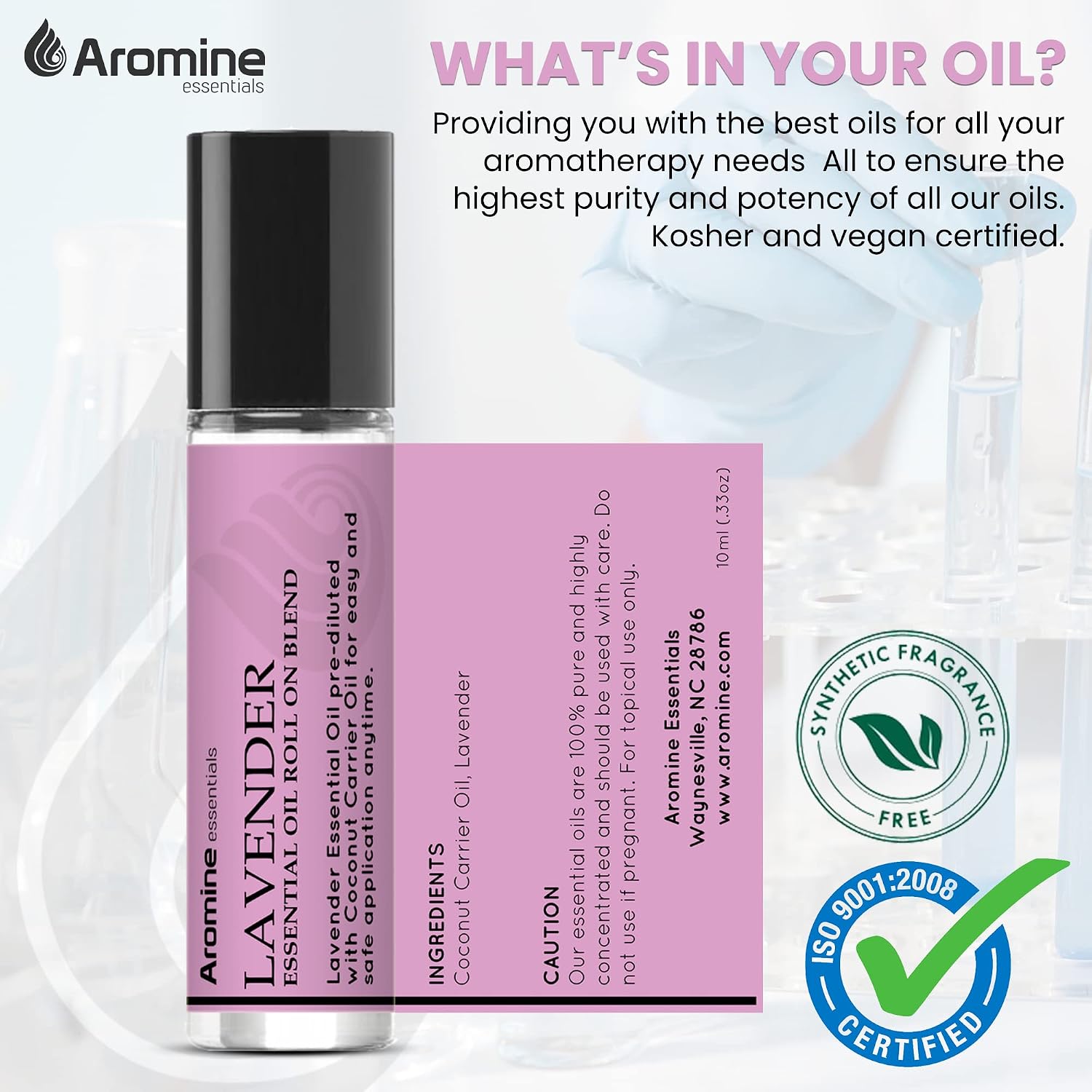 Peppermint Essential Oil Roll On, Pre-Diluted 10ml (Pack of 2). Premium Quality, Therapeutic Grade Topical Ready Aromatherapy Oil