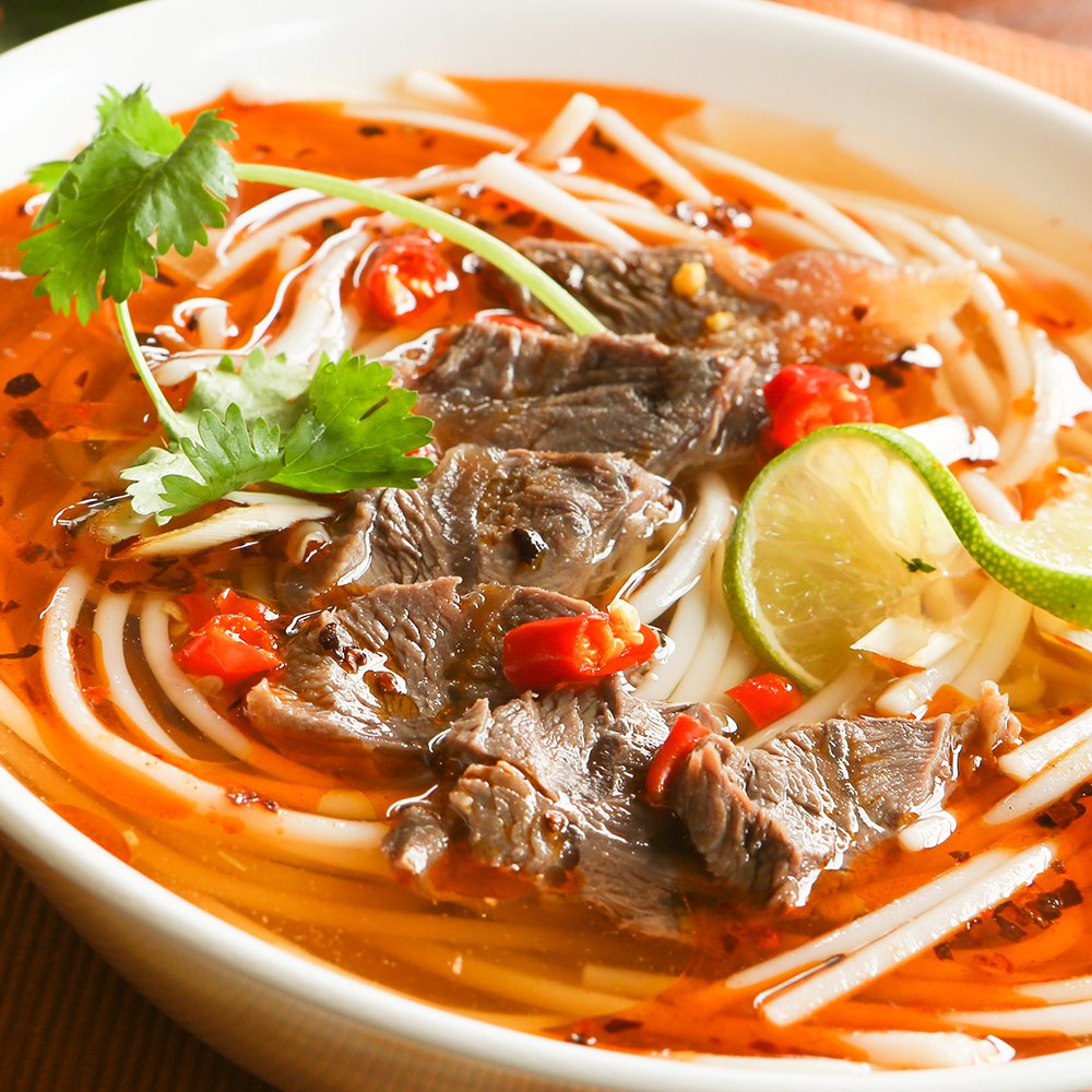 Essence of Lotus Instant Spicy Beef Pho Soup Mix — Ready-to-Eat Flavorful, Restaurant-Quality Pho broth, Made in the US (Spicy Beef Soup Mix, 1-Pack) | Ready-to-Eat, broth