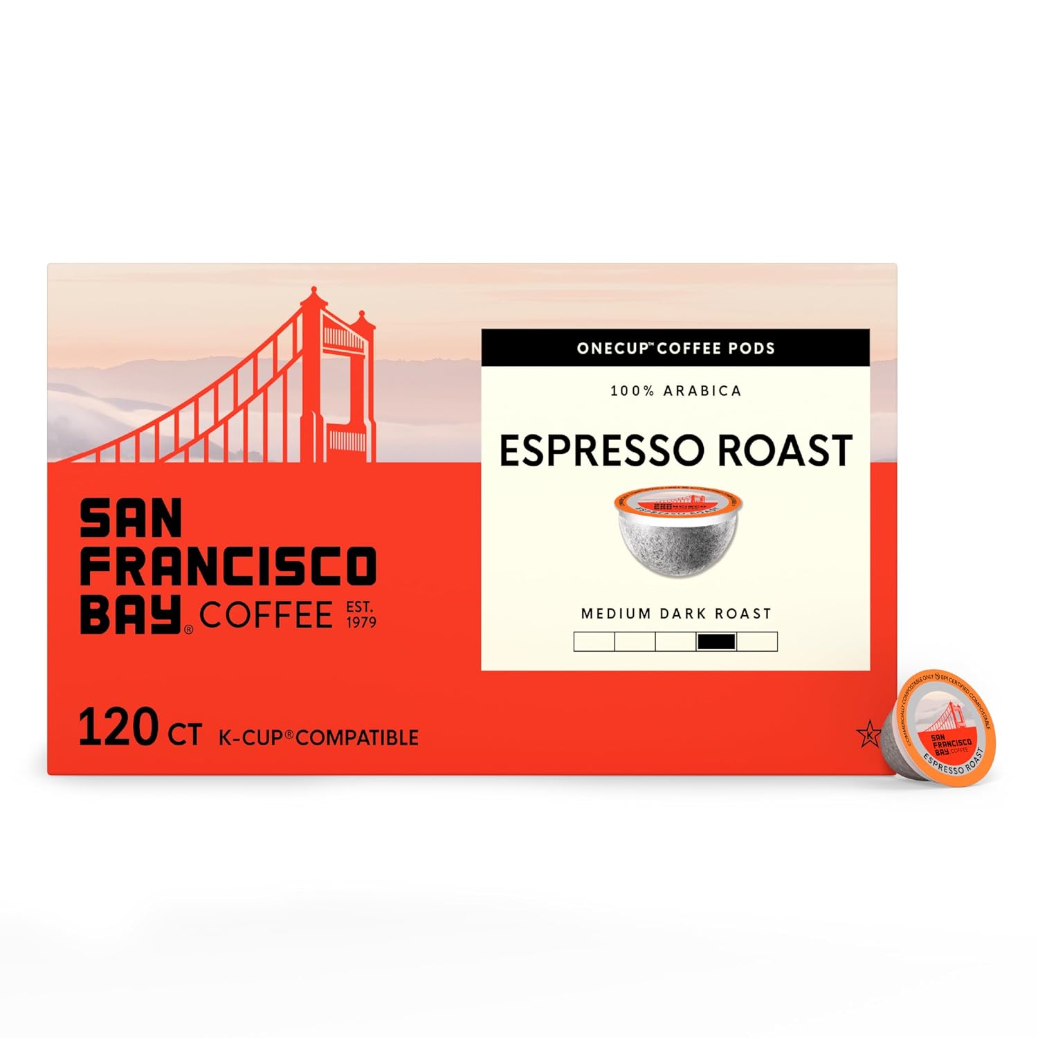 San Francisco Bay French Roast K-Cup Compatible Coffee Pods, 36 ct