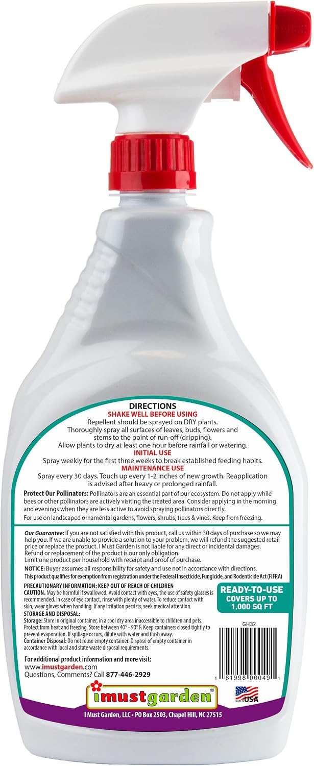 I Must Garden Groundhog/Woodchuck Repellent: Eco-Friendly - 1 Gal | Eco-friendly