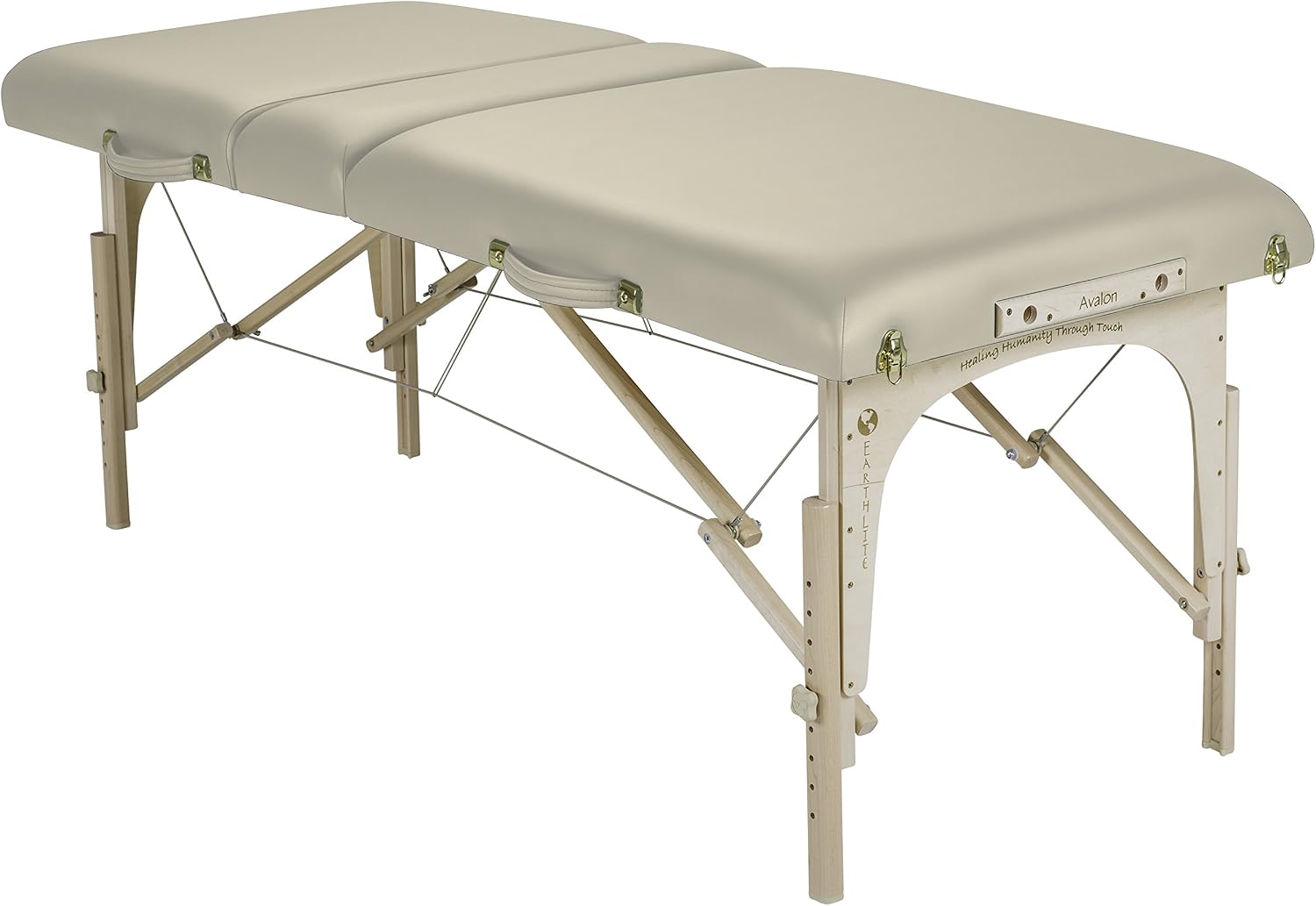 EARTHLITE Portable Massage Table Package AVALON – Reiki Endplate, Premium Flex-Rest Face Cradle & Strata Cushion, Carry Case (30”x73”)