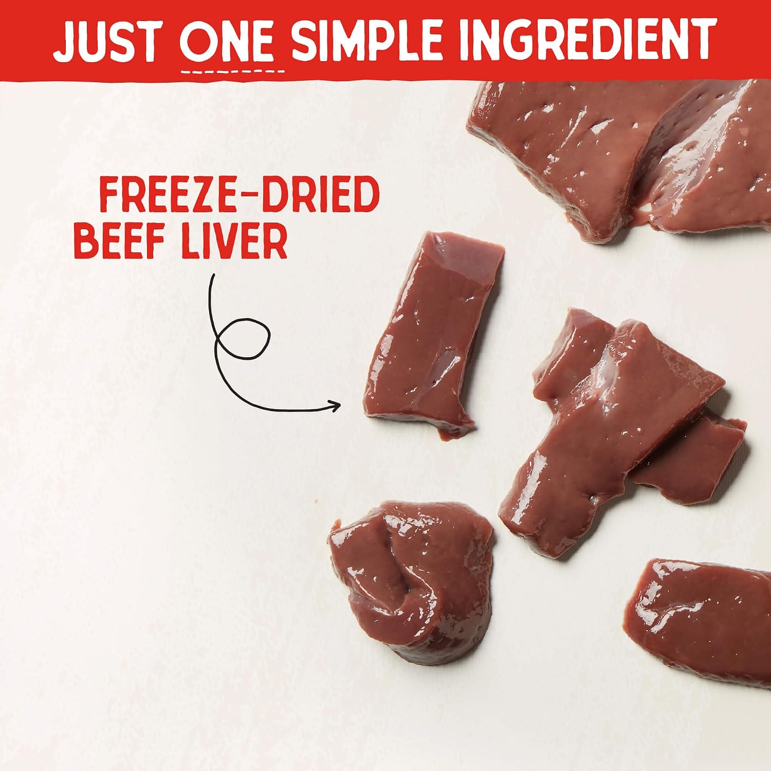 Stella & Chewy's Freeze-Dried Raw Lamb Heart Dog Treats - Single Ingredient, No Additives - Premium Training Treats - Perfect For Picky Eaters - 3oz Bag