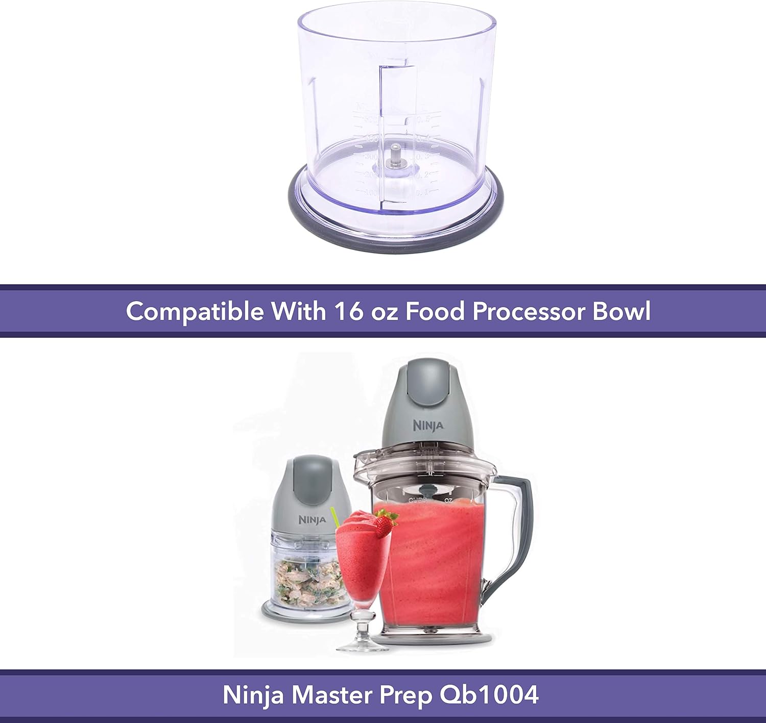 Replacement Parts for Ninja Master Prep Qb900B (4 blade for 16 oz pitcher)