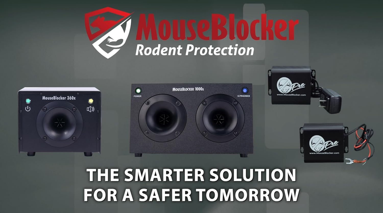 Prox Plug-in Rodent Deterrent | Professional-grade protection for garages, workshops, RV storage, and vehicles.