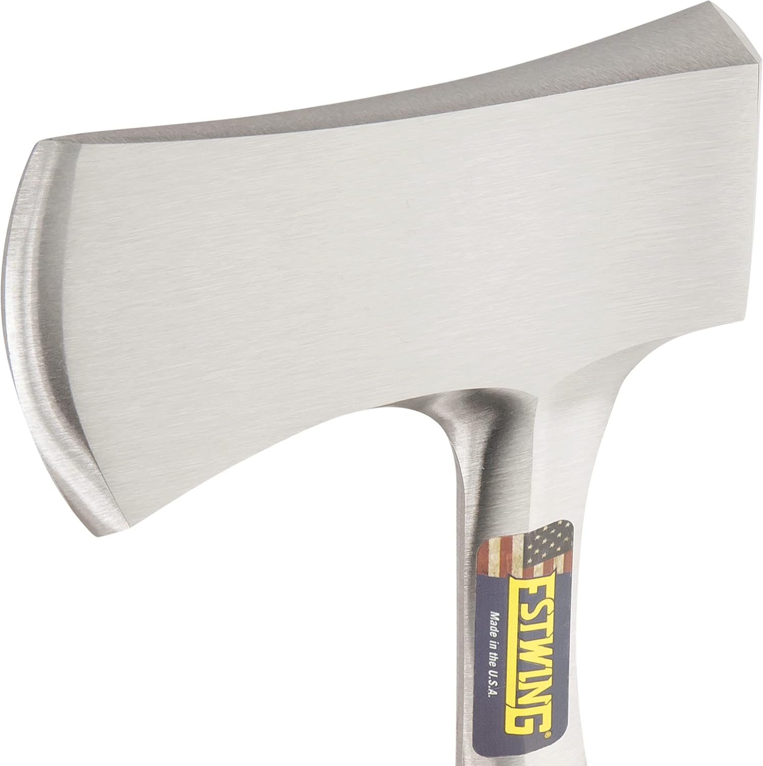 ESTWING Sportsman's Axe - 14" USA Made Special Edition Camping Hatchet with Forged Steel Construction & Genuine Leather Grip - E24ASEA | Made in USA, Outdoor Versatility, Genuine Leather Grip, Forged In One Piece, Heavy Duty Sheath