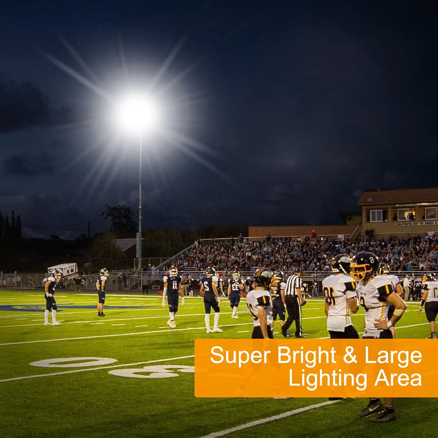 200W LED Flood Lights Outdoor, 20000LM Super Bright Security Floodlight, 100-277V, IP66 Waterproof, Commercial Exterior Light Fixture, 6000K Daylight White, Arena Yard Court Stadium Parking Lot Light