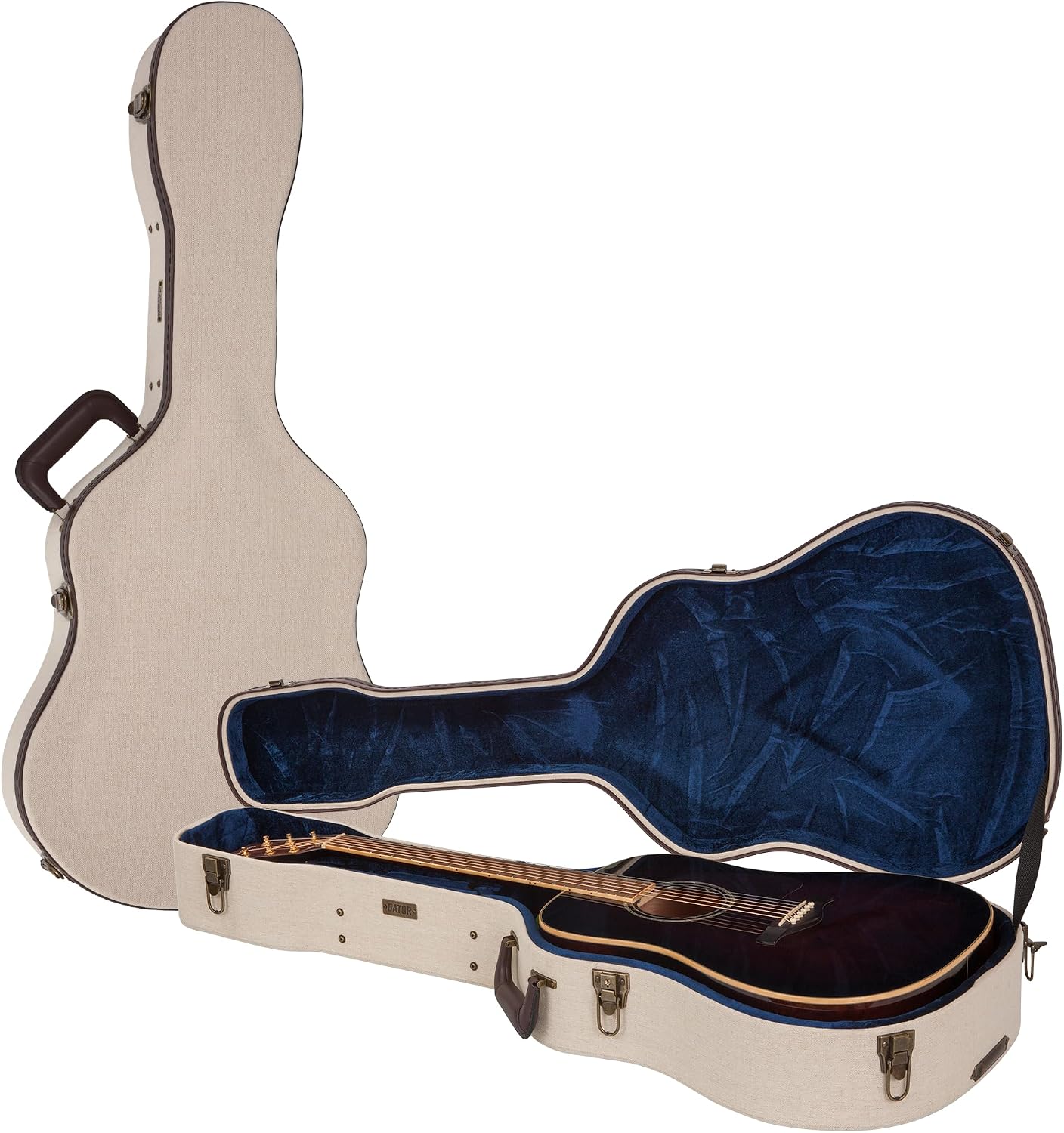 Gator Cases Journeyman Series Deluxe Wood Case for Resonator Style Acoustic Guitars (GW-JW RESO)