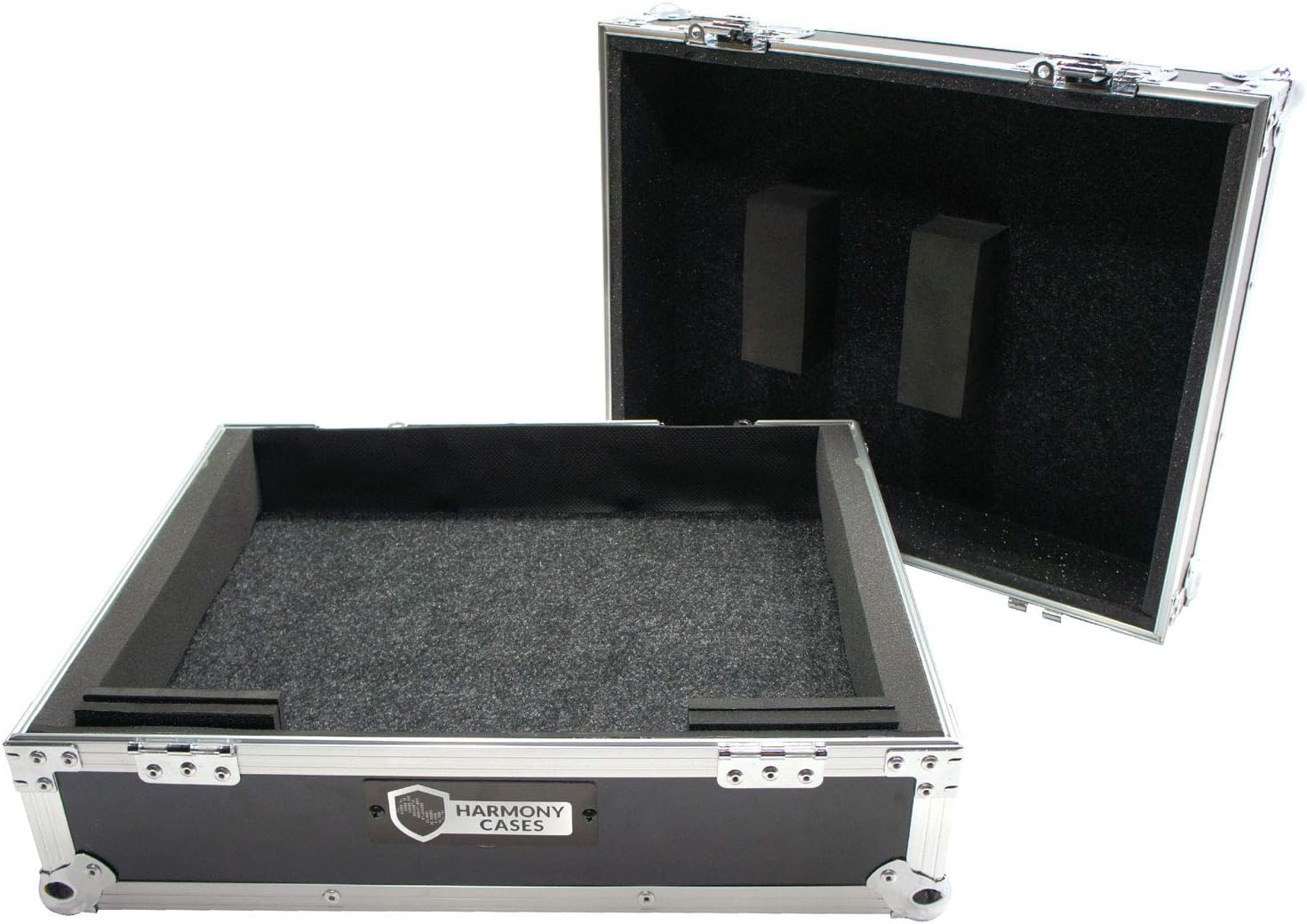 Turntable Flight Case Compatible with Technics 1200 - Harmony Cases | Foam lined interior, road ready DJ travel transport