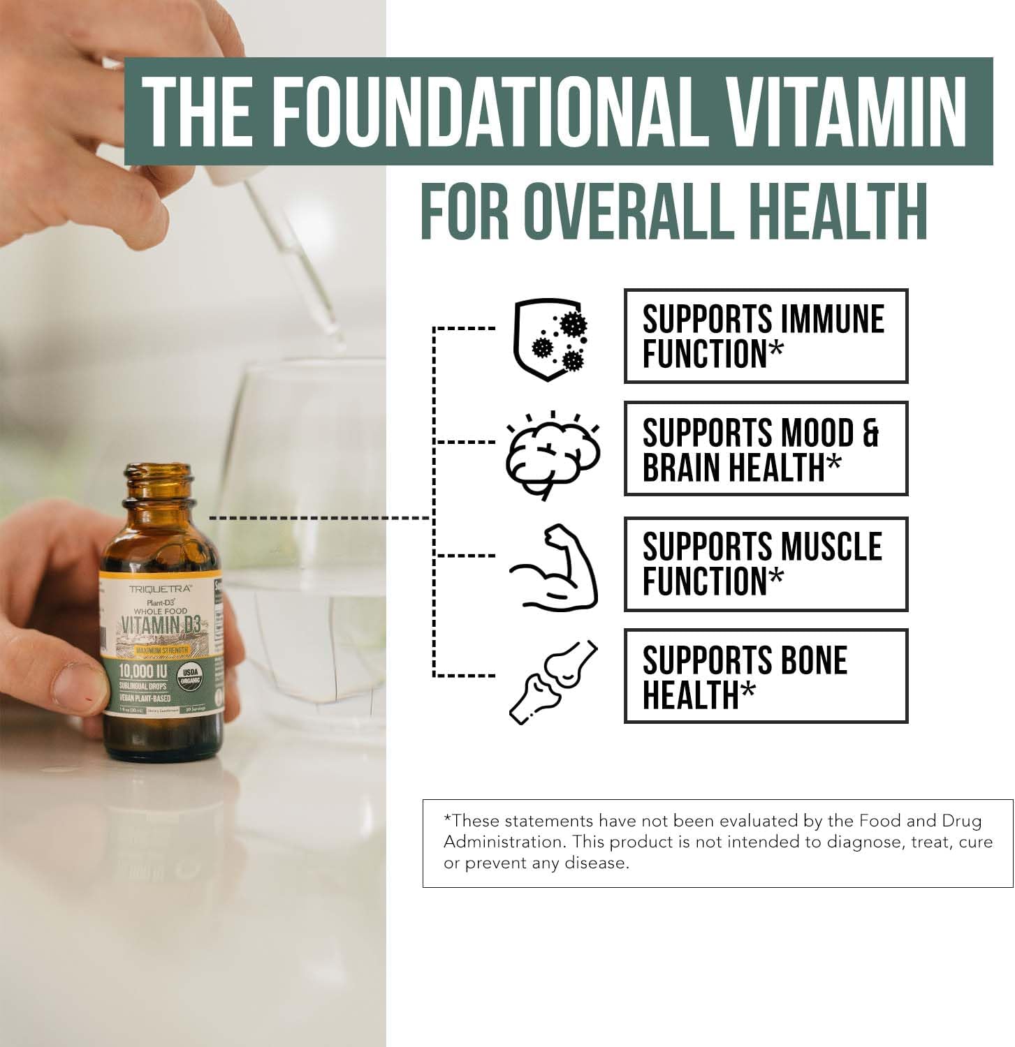 Plant-D3 Organic Vitamin D3 5000 IU - Vegan