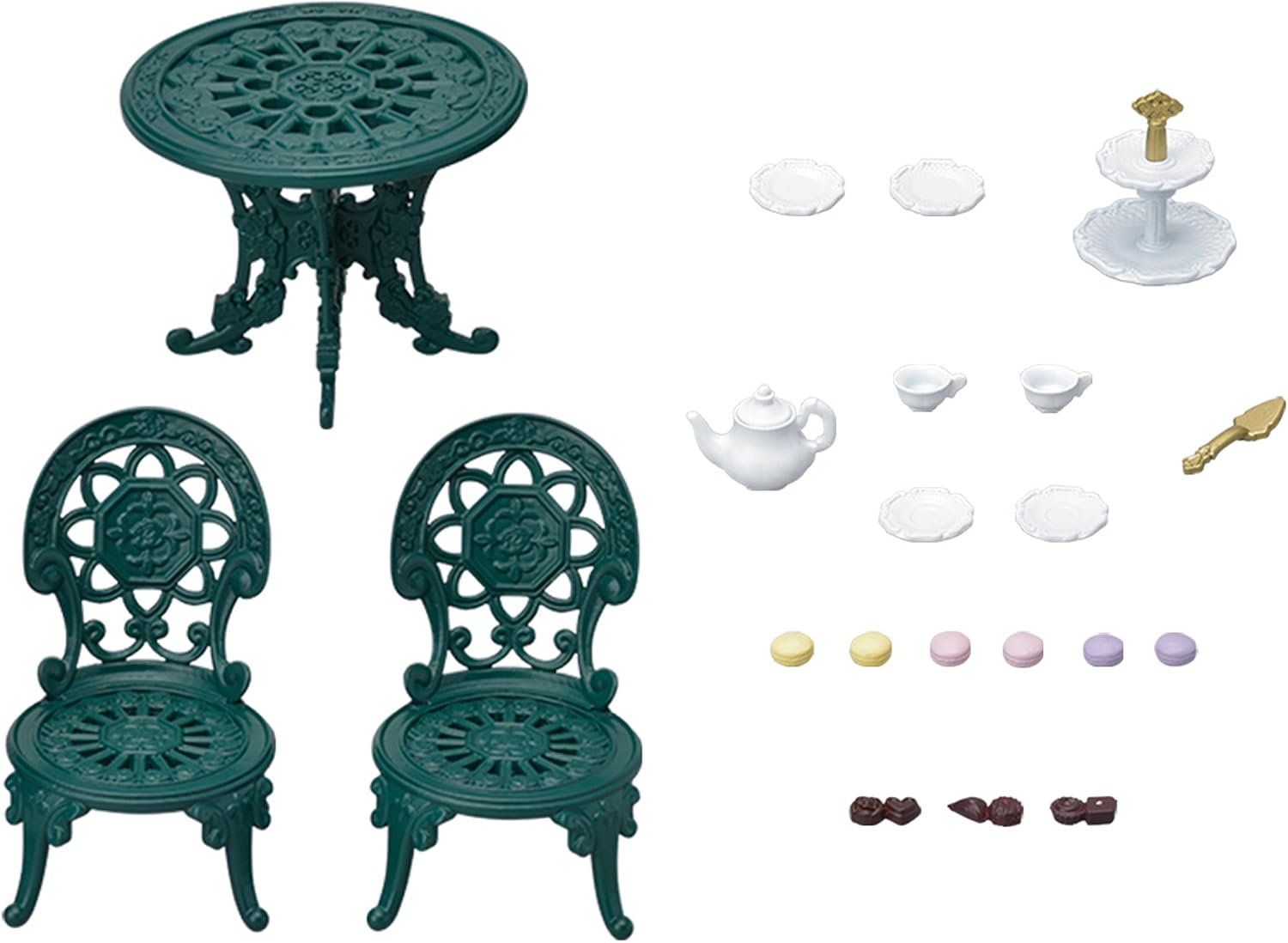 Calico Critters - Tea and Treats Set - Town Collection | Pour afternoon tea for the whole village - dainty cups
