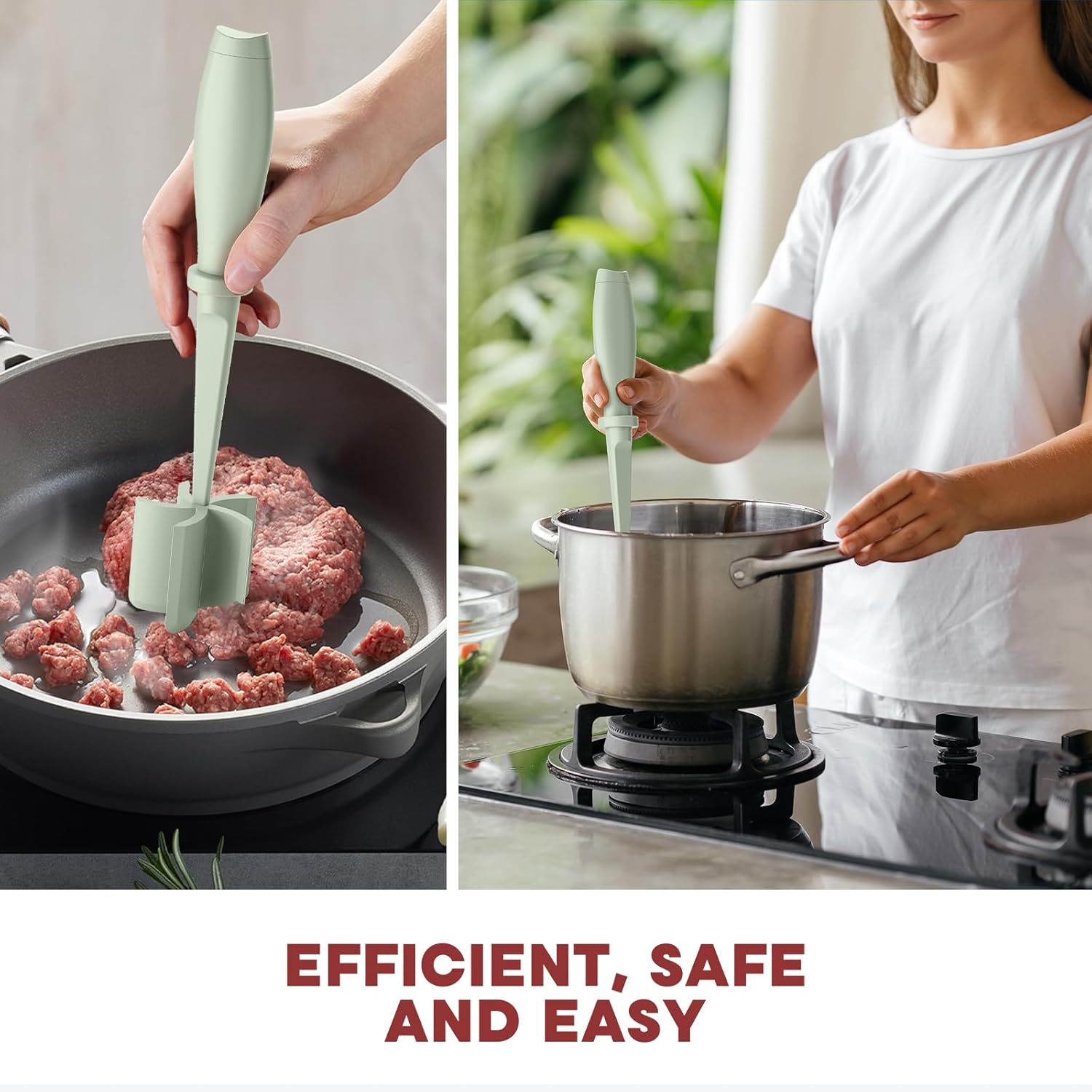 PGYARD Meat Chopper Hamburger Grinder, Kitchen Smasher for Ground Beef
