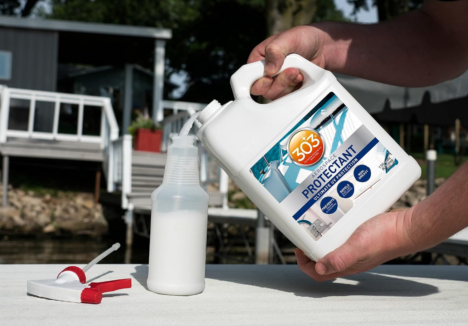 303 Products Marine Aerospace Protectant – UV Protection – Repels Dust, Dirt, & Staining – Smooth Matte Finish – Restores Like-New Appearance – 10 Fl. Oz. (30305)