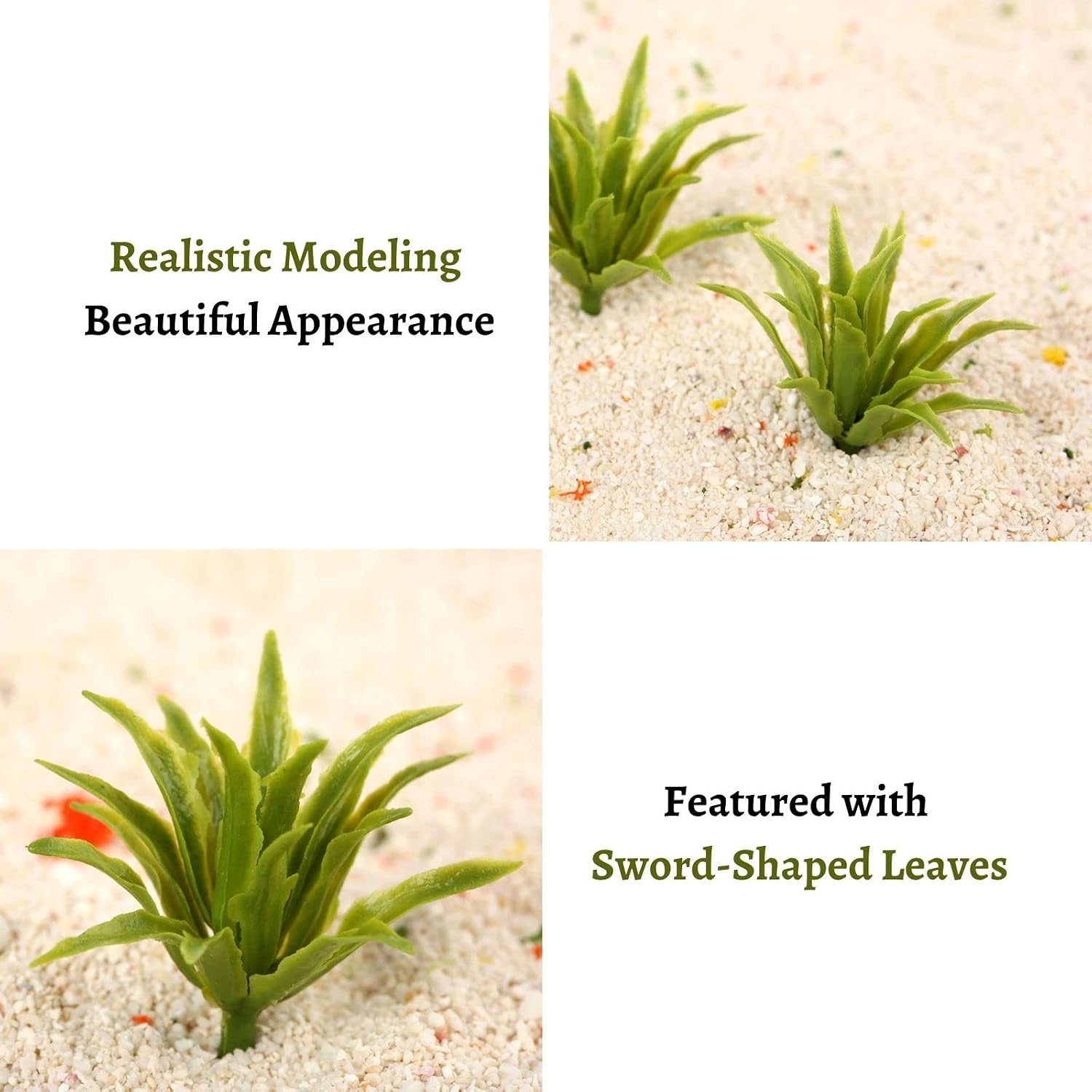Yetaha 50pcs Green Shrubs Bush Model, Aritificial Plants, Railway Wargame Park Diorama Scenery HO 3.5cm