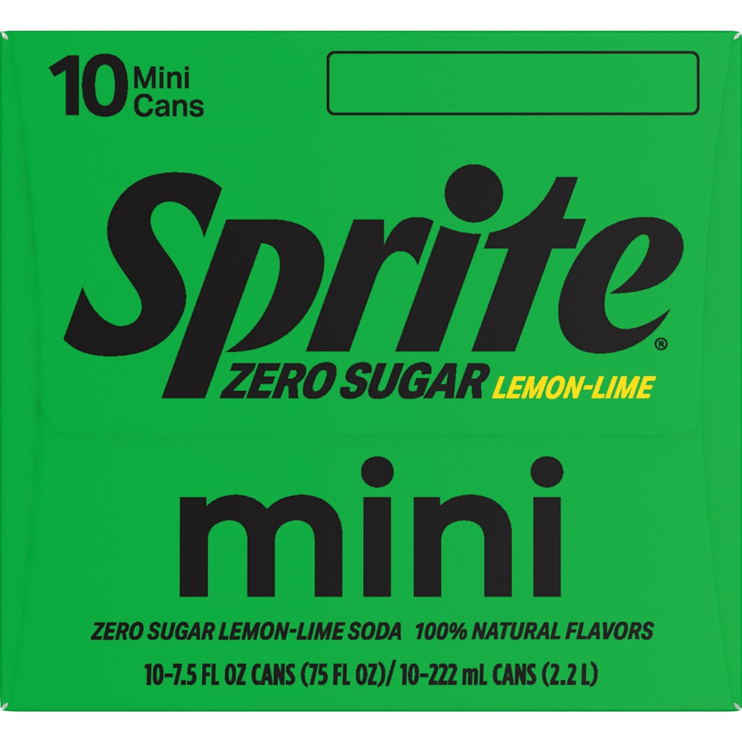 Sprite Lemon-Lime Caffeine-Free Soda Soft Drink Cans, 12 fl oz, 12 Pack | Fridge pack, naturally flavored soft drink, carbonated
