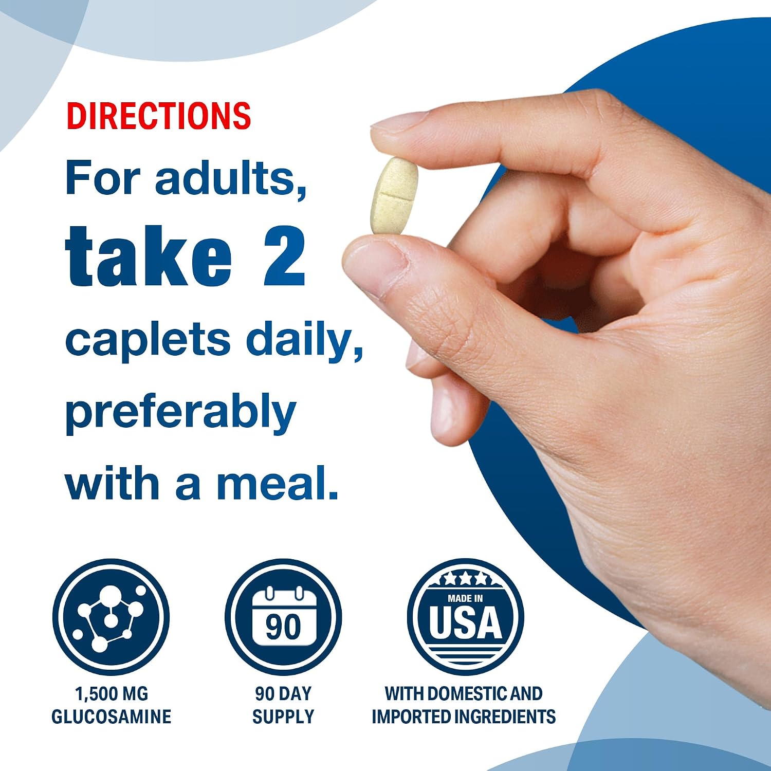 Vitamin World Triple Strength Joint Mover, Glucosamine Chondroitin with MSM | Joint Support Supplement, Collagen & Boswellia Serrata Extract, Support Joint Strength, Comfort & Flexibility, 270 Caplets