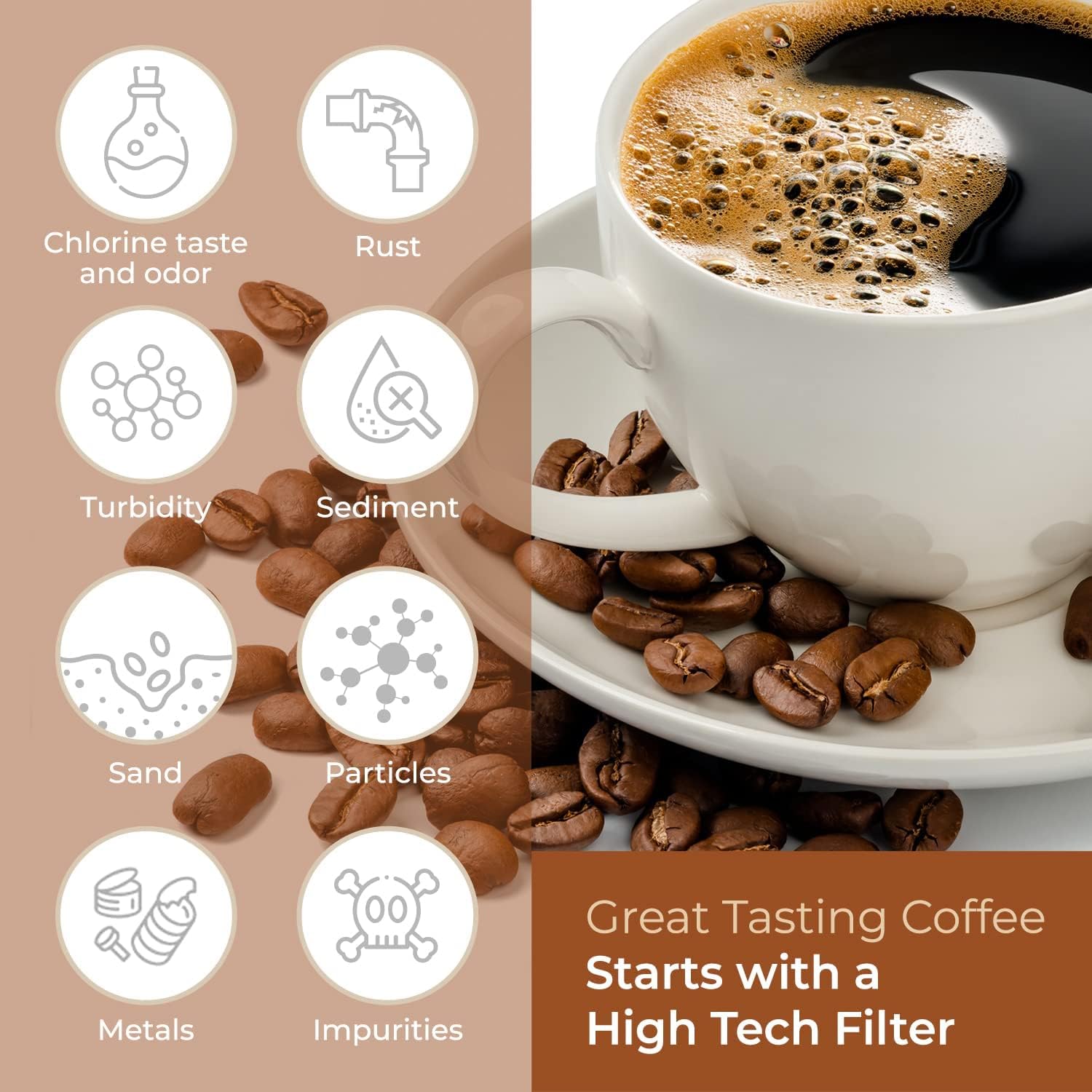 Keurig Filter Replacement by Pureline, 12 Pack Charcoal Water Filter