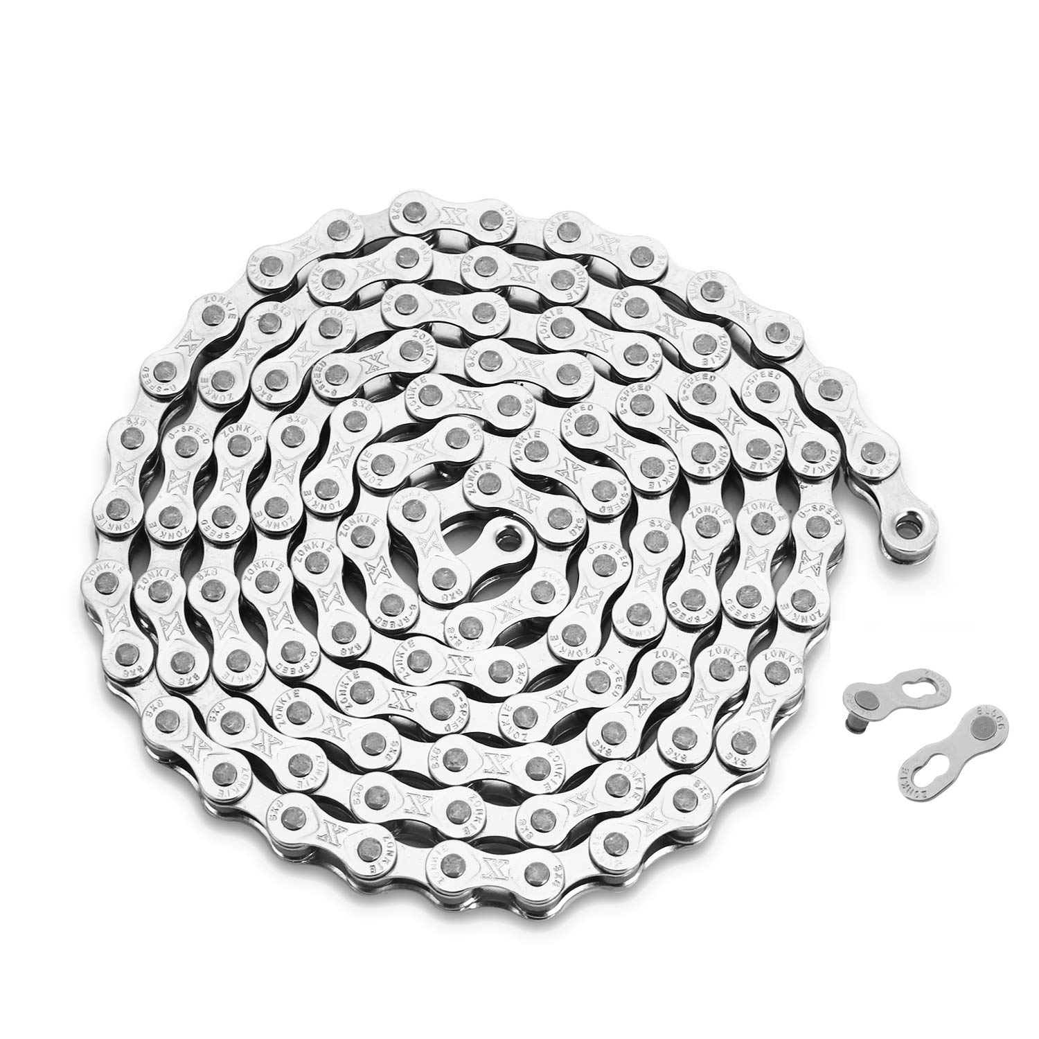 5/6/7/8 Speed Bike Chain 1/2 x 3/32 Inch 122 Links