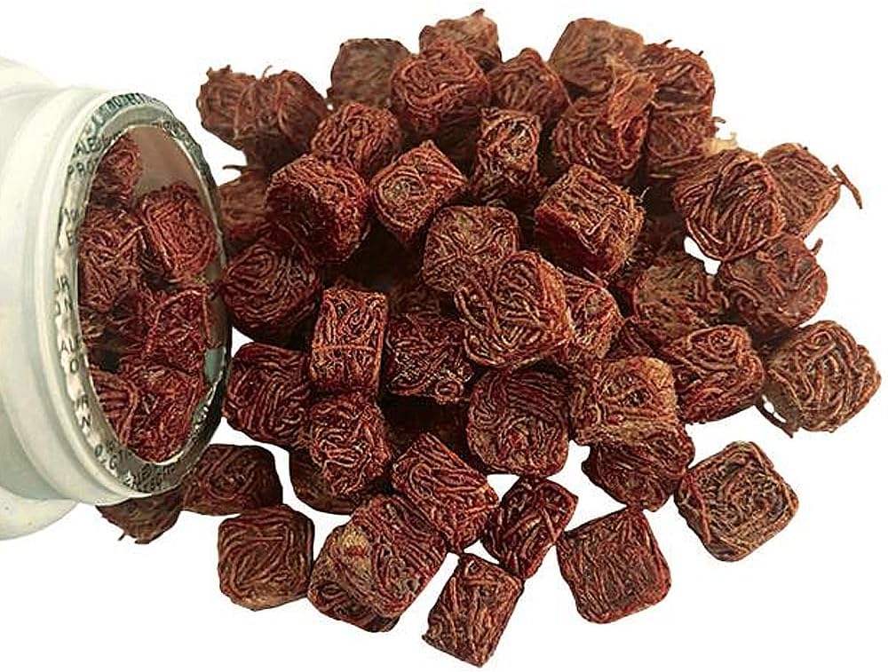 Brine Shrimp Cubes All Natural Tropical Fish Food for Small to Medium Sized Saltwater & Freshwater Fish - Betta Guppy Discus Cichlids Discus Goldfish Angel Fish