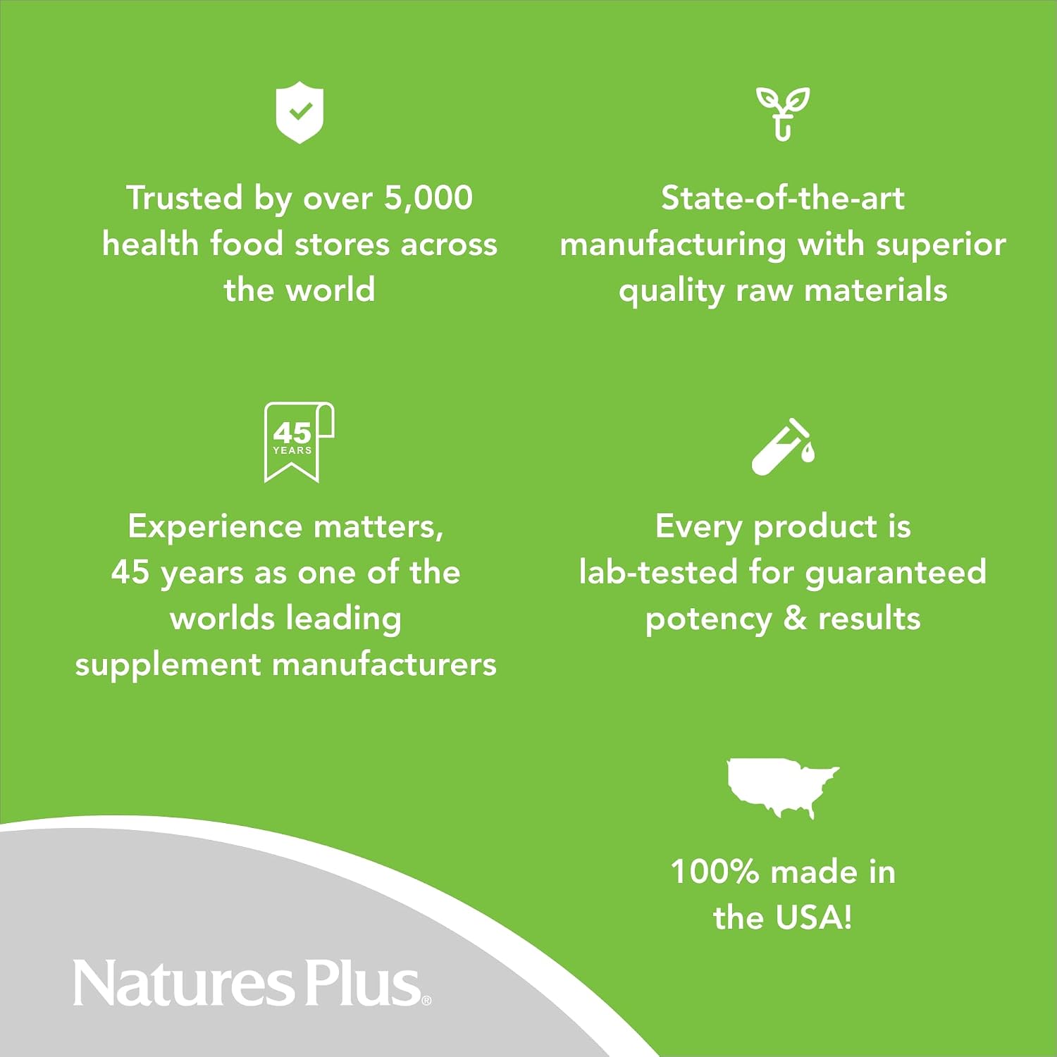 NaturesPlus Calcium/Magnesium/Vitamin D3 with Vitamin K2 - Supports Bone & Immune Health - Vegetarian, Gluten Free - 180 Tablets - 45 Servings