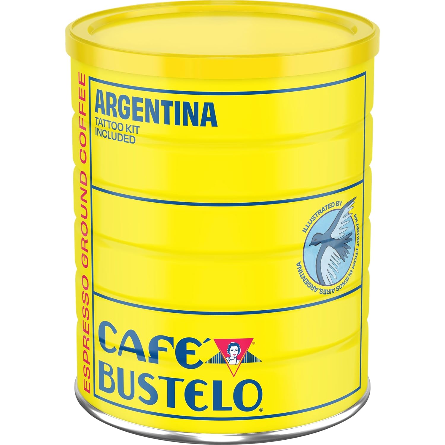 Café Bustelo, Espresso Style Dark Roast Ground Coffee, 10 oz. Can | Packaging May Vary