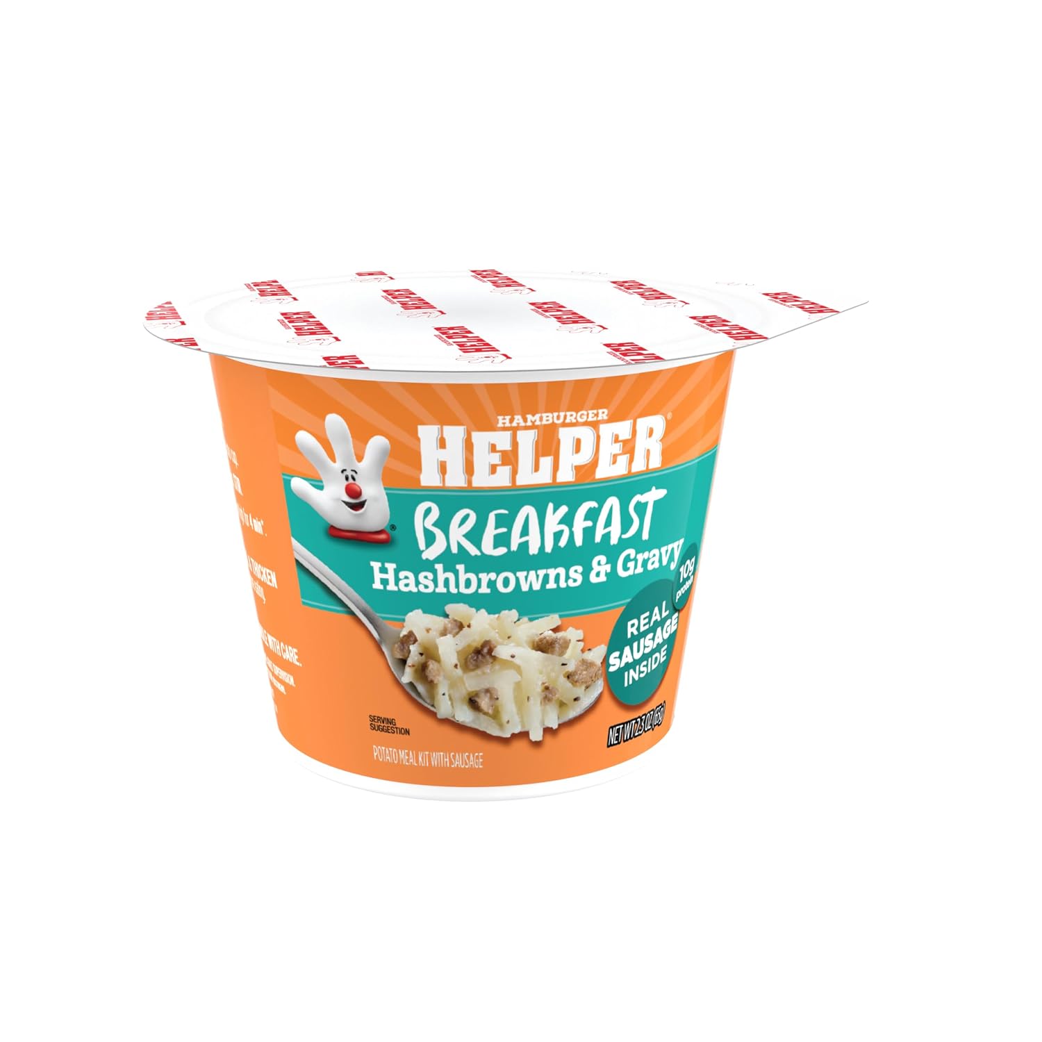 Hamburger Helper Beef Pasta Microwave Cup (2 oz - 6 Pack) No Artificial Flavors, Ready in 4 Minutes, Quick Meals for Midweek Dinners, Busy Evenings & Families On-the-Go