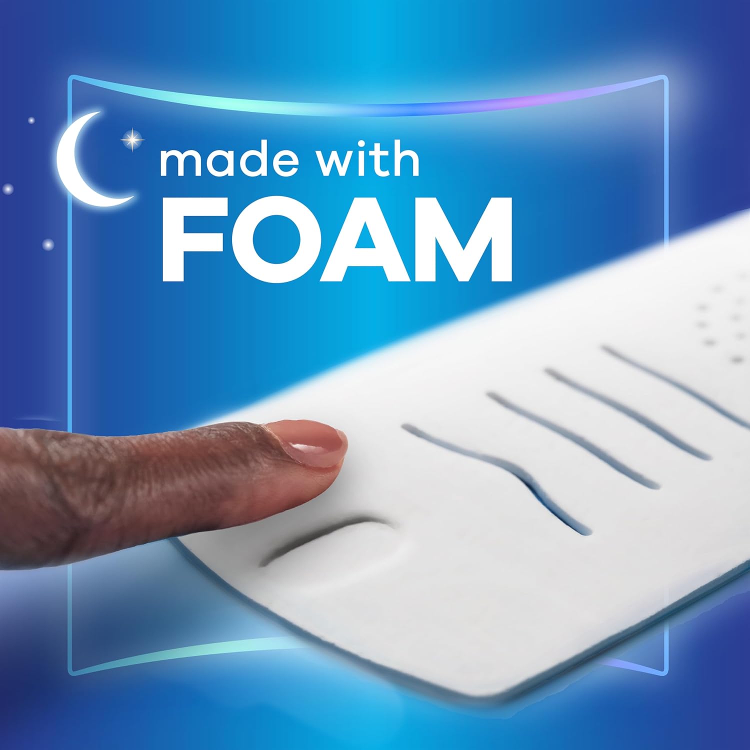 Always Infinity FlexFoam Pads for Women, Size 4, Overnight Absorbency, Unscented, 28 Count