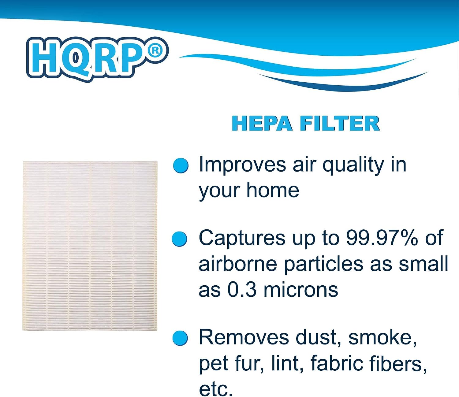HQRP True HEPA + 4 Carbon Filter Set compatible with Kenmore 85300 SA300 32.85300 PlasmaWave, 118012-KM 118012 85301 32.85301 Replacement